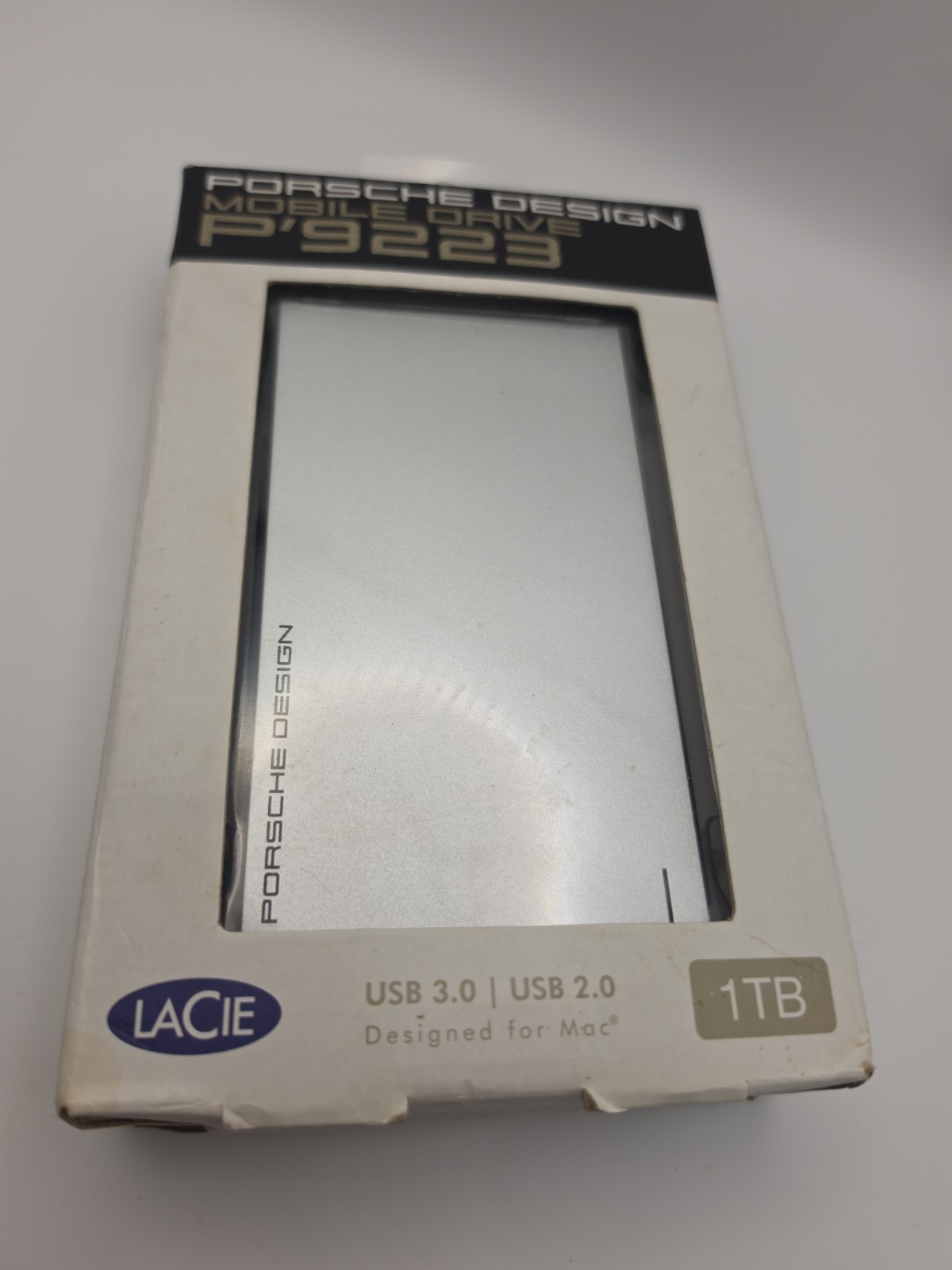 LaCie Porsche Design P9223 1 TB External 5400 RPM (9000293) Hard Drive USB New LaCie Porsche Design P9223 1 TB External 5400 RPM (9000293) Hard Drive USB New