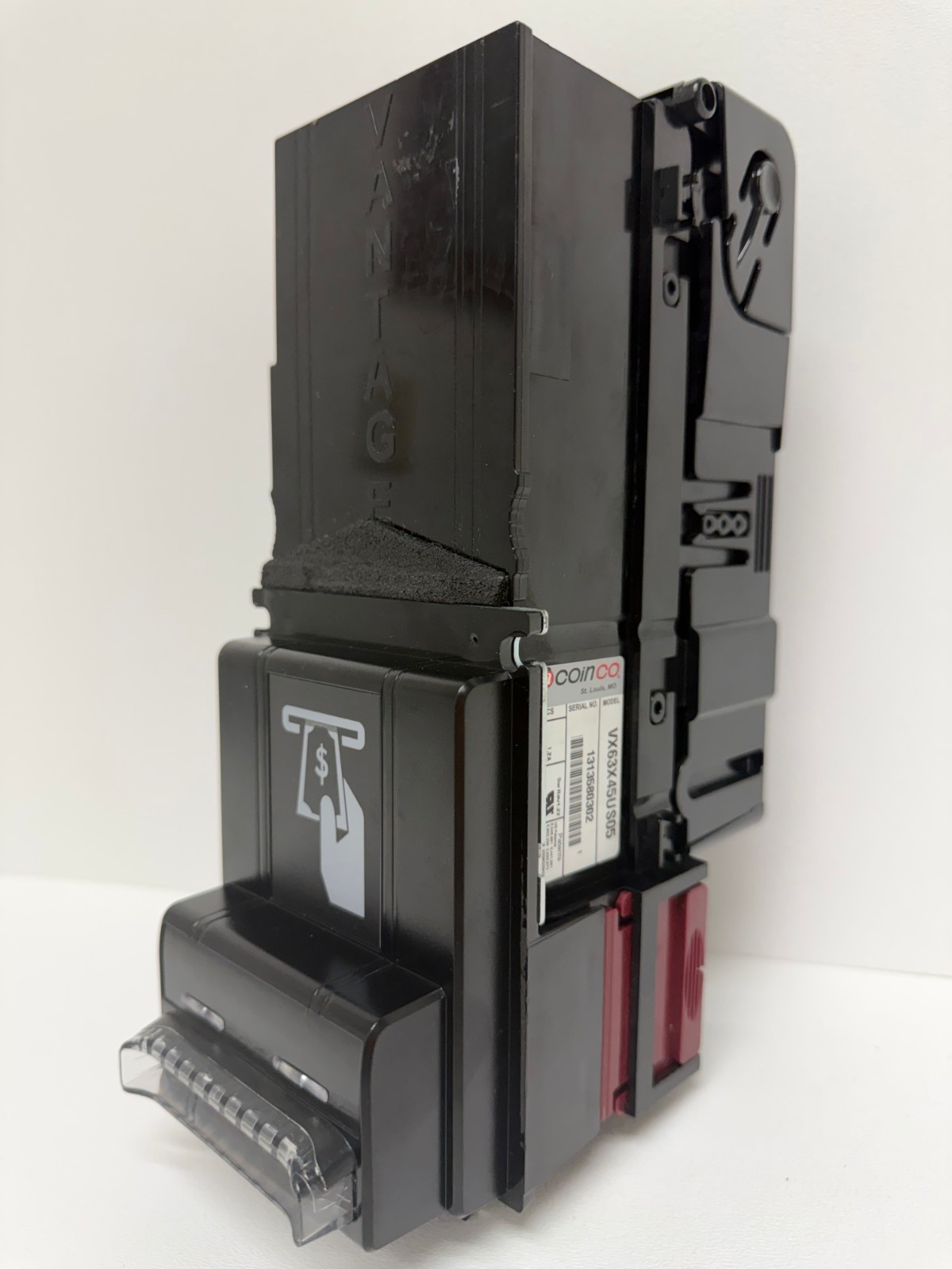COINCO VX63V45US05 $1-$20 MDB BILL ACCEPTOR BILL VALIDATOR *COMPLETELY REBUILT* COINCO VX63V45US05 $1-$20 MDB BILL ACCEPTOR BILL VALIDATOR *COMPLETELY REBUILT*