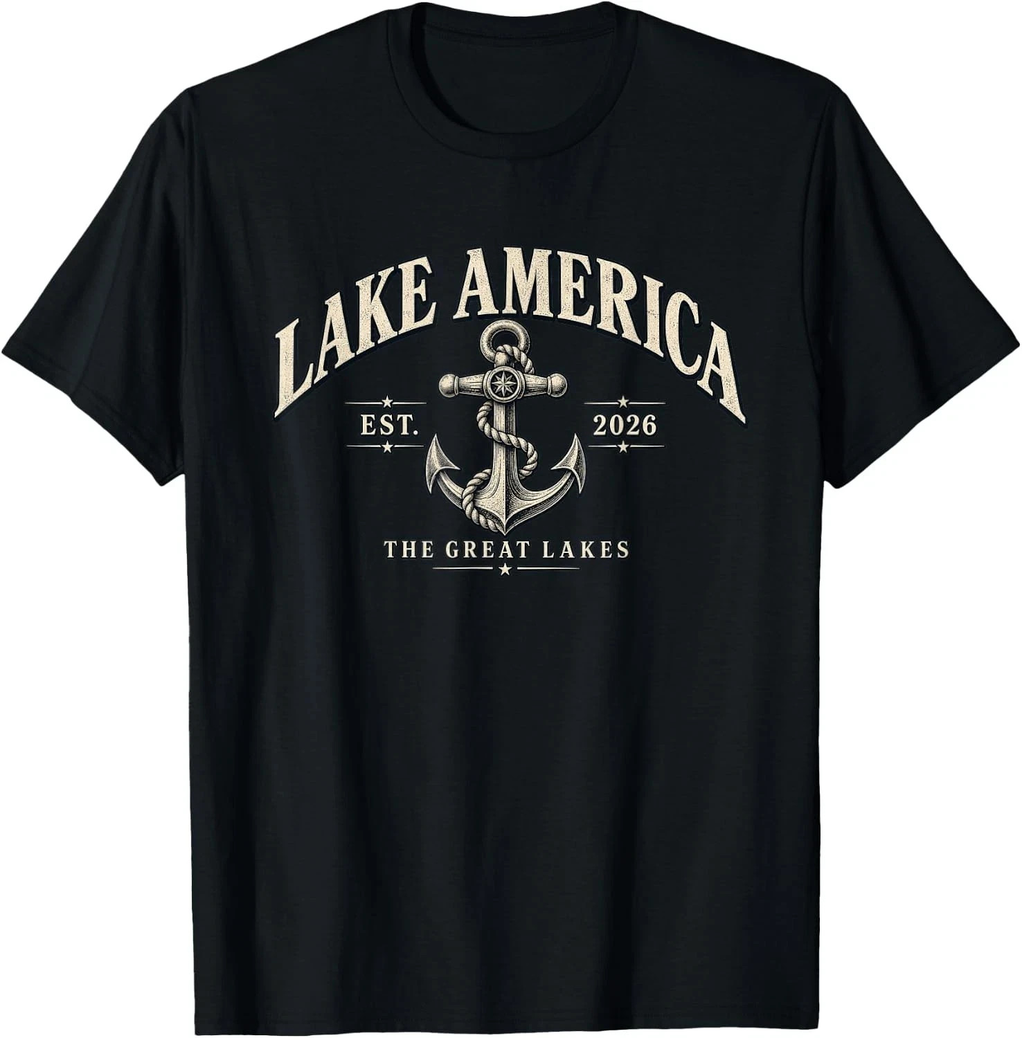 Lake America EST 2026 Vintage Lake America Unisex T-Shirt