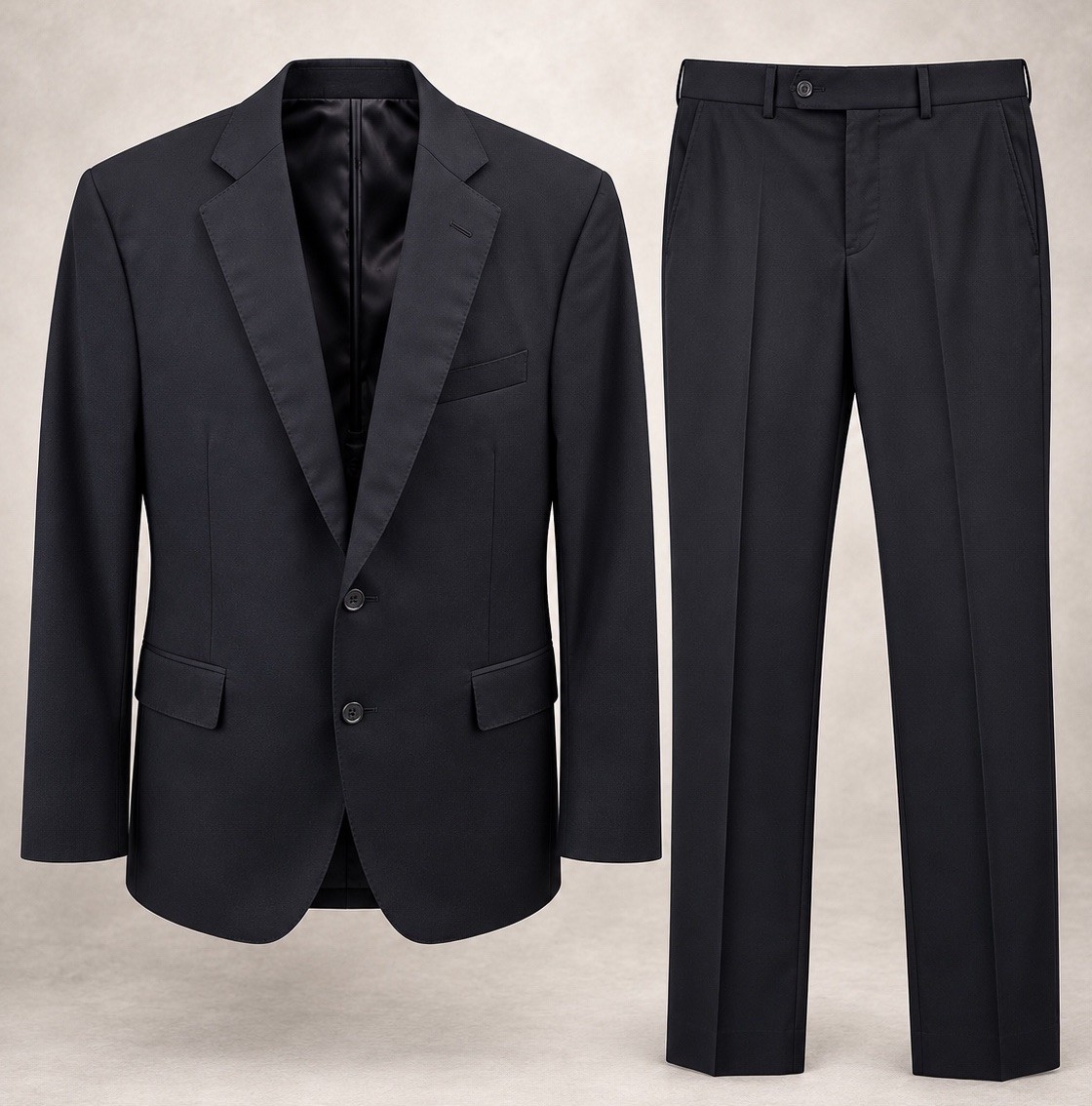 Brooks Brothers 1818 Suit Mens 42S Regent Wool Navy Union Made Trabaldo Togna