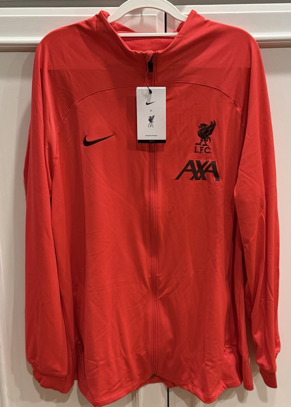 Men\'s Nike Liverpool FC 22-23 Strike Jacket DJ8534-661-XL-Red-NWT