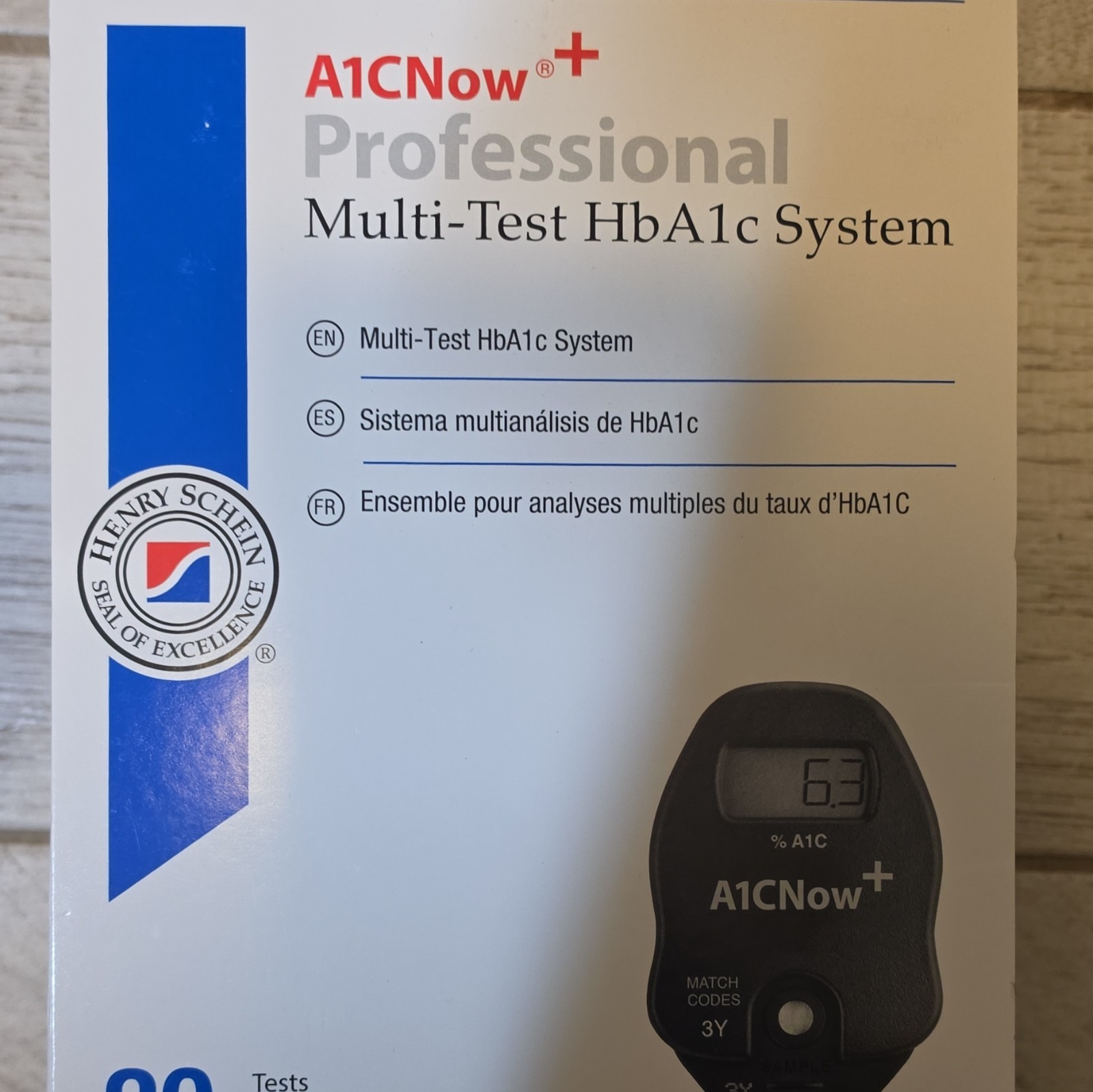 Henry Schein A1CNow+ Professional HbA1c Test System Digital Black 570-3428