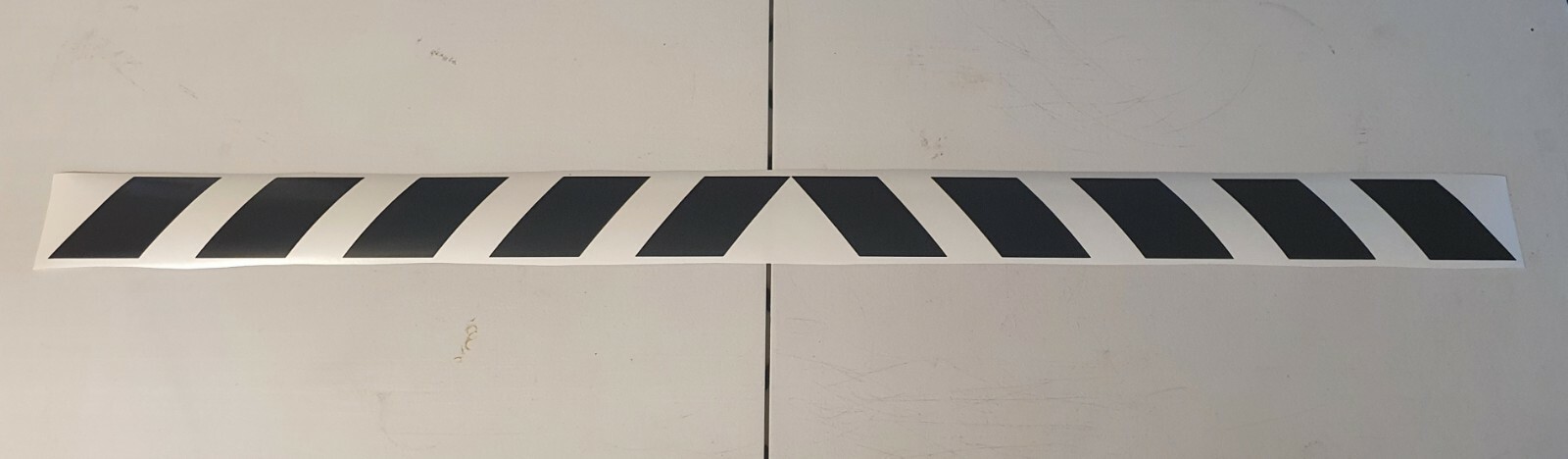 Reflective Rear Bumper Chevron Stripe High Visibility Vinyl Decal