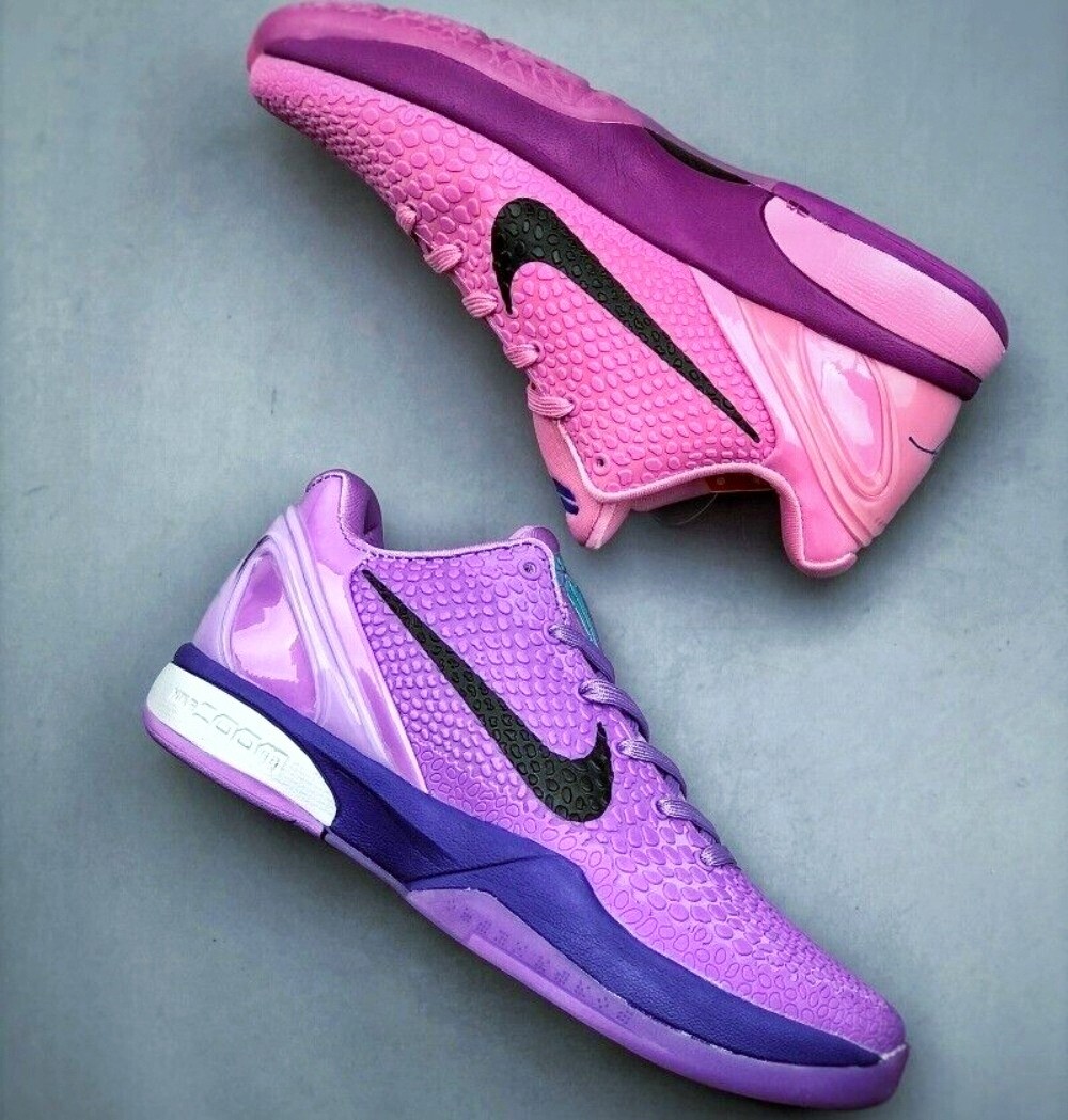 New NK Zoom Kobe 6 COTTON CANDY Women\'s Sports Shoes CW2190-150 authentic