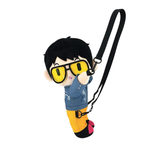 G-DRAGON x Fam Pop-Up G:A Boy's Journey Plush Cushion Keyring Backpack Authentic