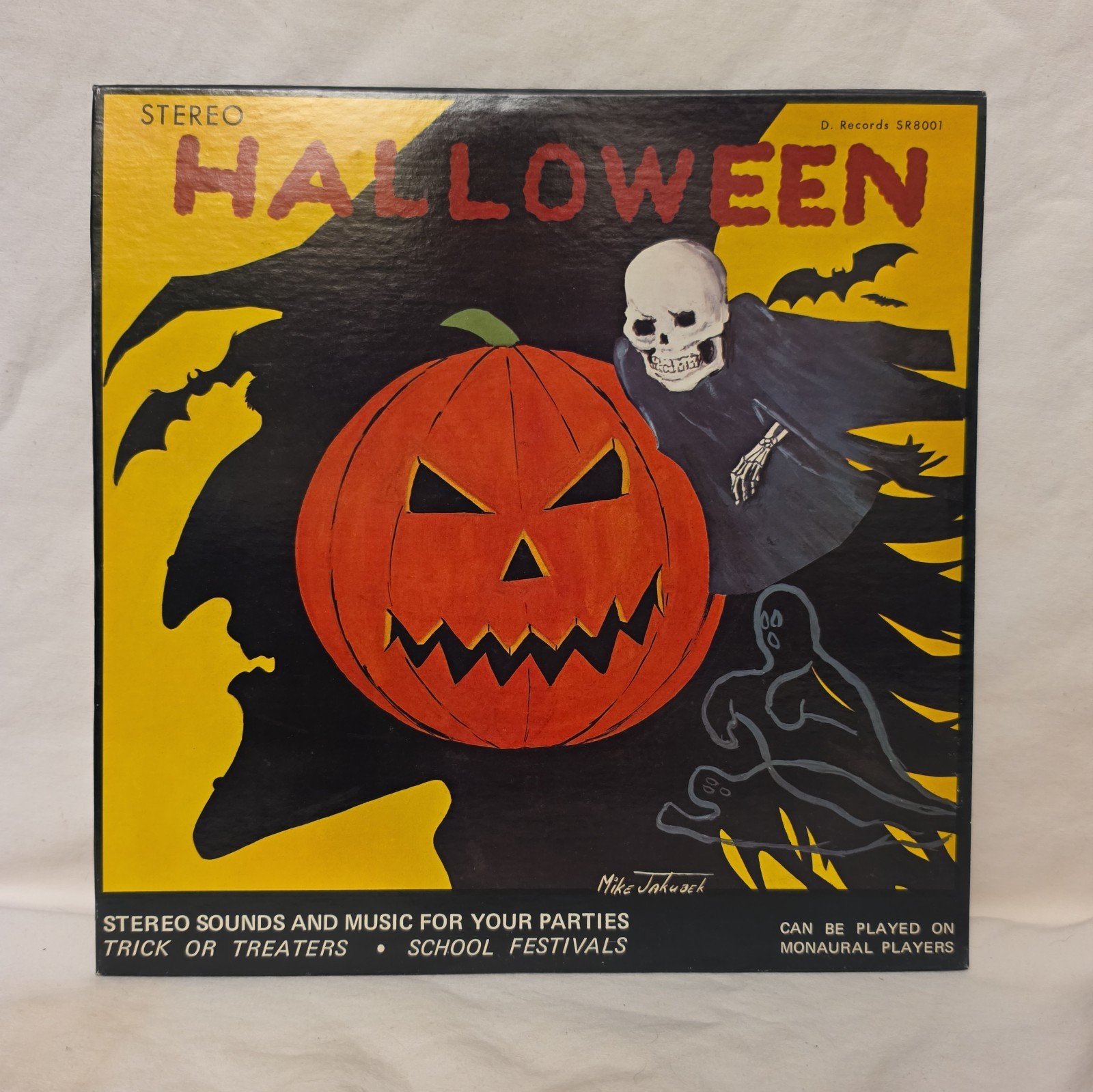 VTG HALLOWEEN Sounds And Music For Your Parties Album 1969 D. Records SR8001