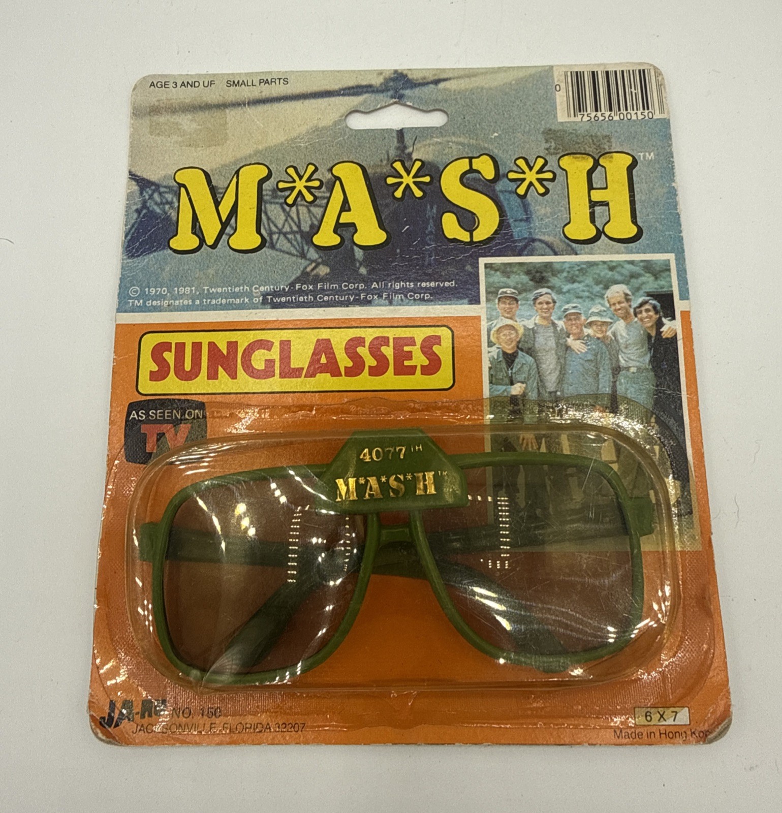 RARE Vintage 1981 MASH 4077th Sunglasses Sealed NOS TV Show Ja-Ru Novelty