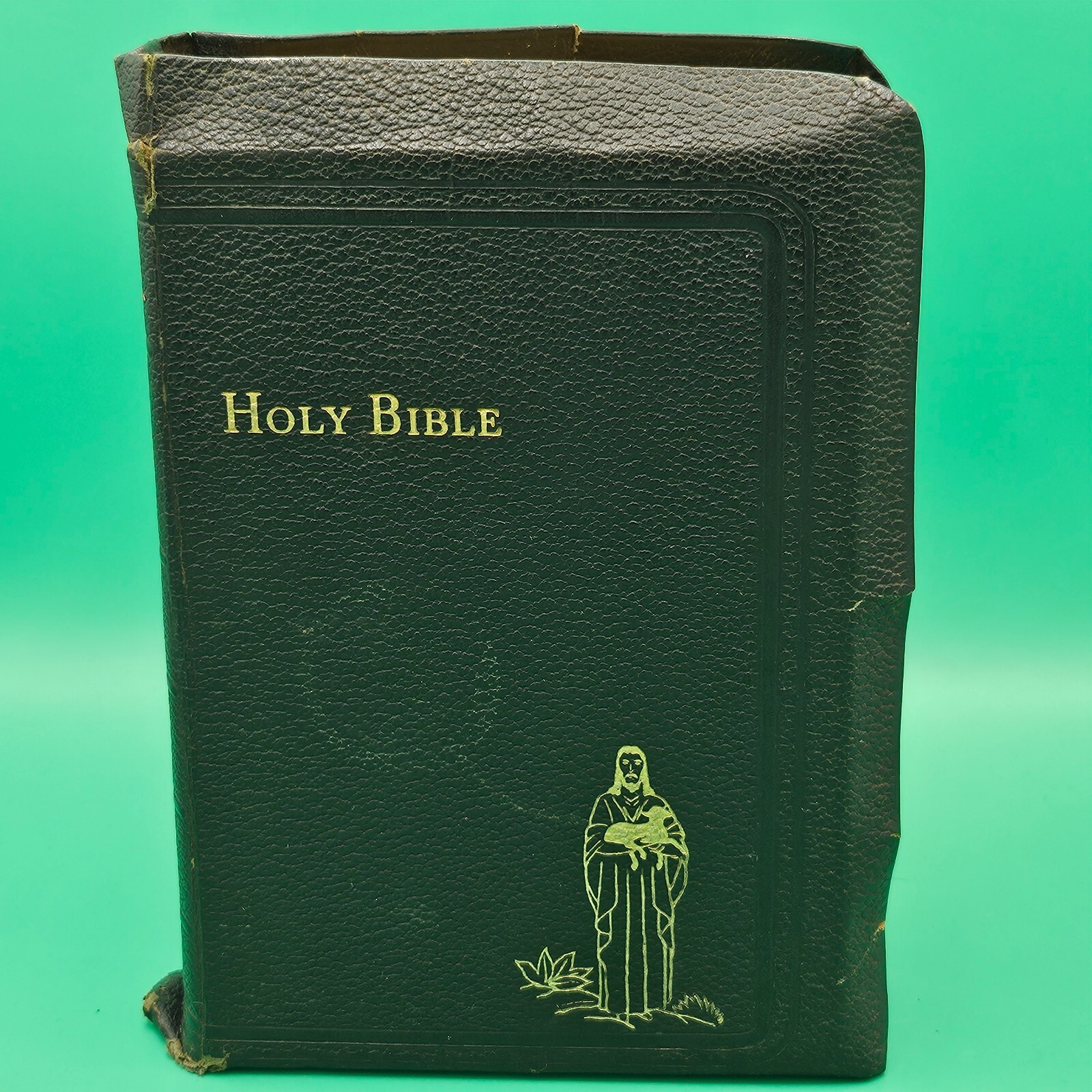 CYCLOPEDIC INDEXED BIBLE by John A. Hertel Co. Circa 1945 Good Shepherd Edition 