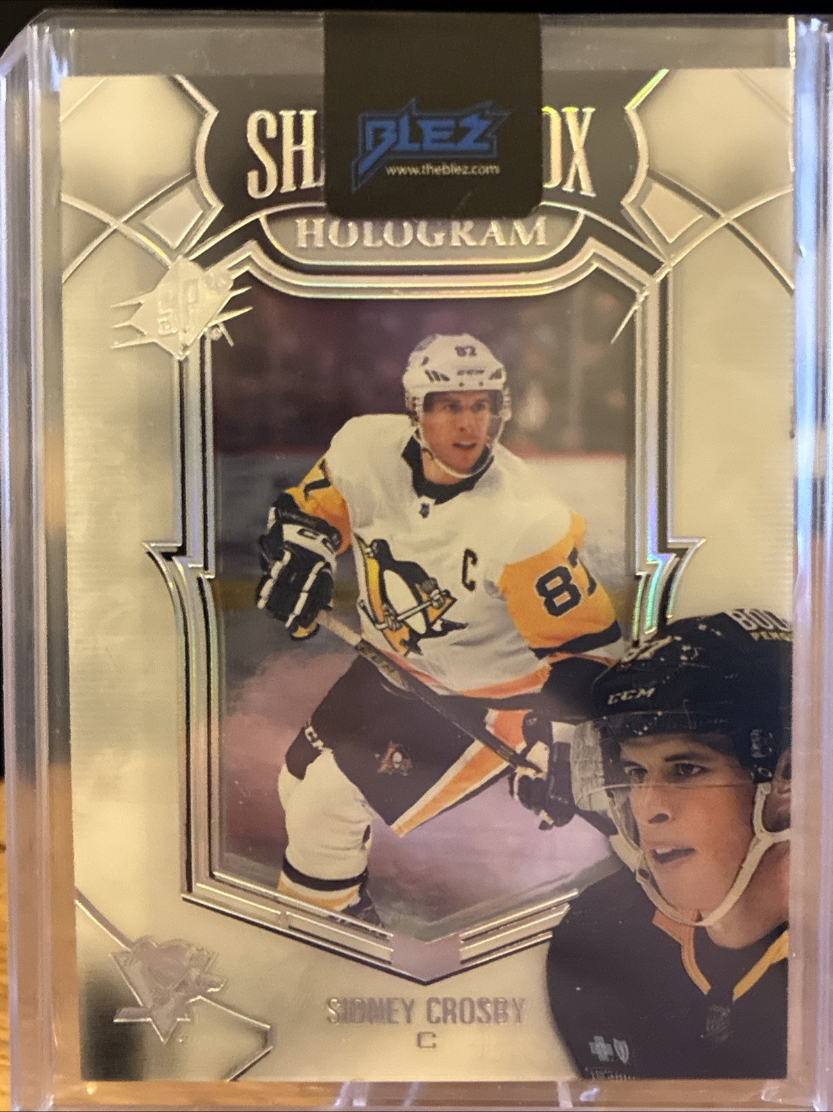 2022-23 UD SPX Shadow Box Hologram Sidney Crosby