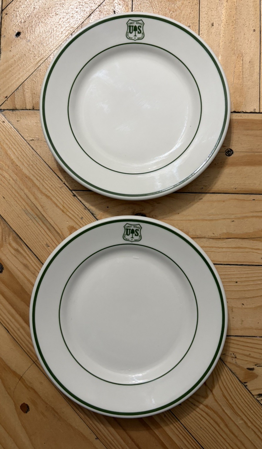 VTG US Forest Service USFS 7” Salad Plate BUFFALO CHINA excellent condition VTG US Forest Service USFS 7” Salad Plate BUFFALO CHINA excellent condition
