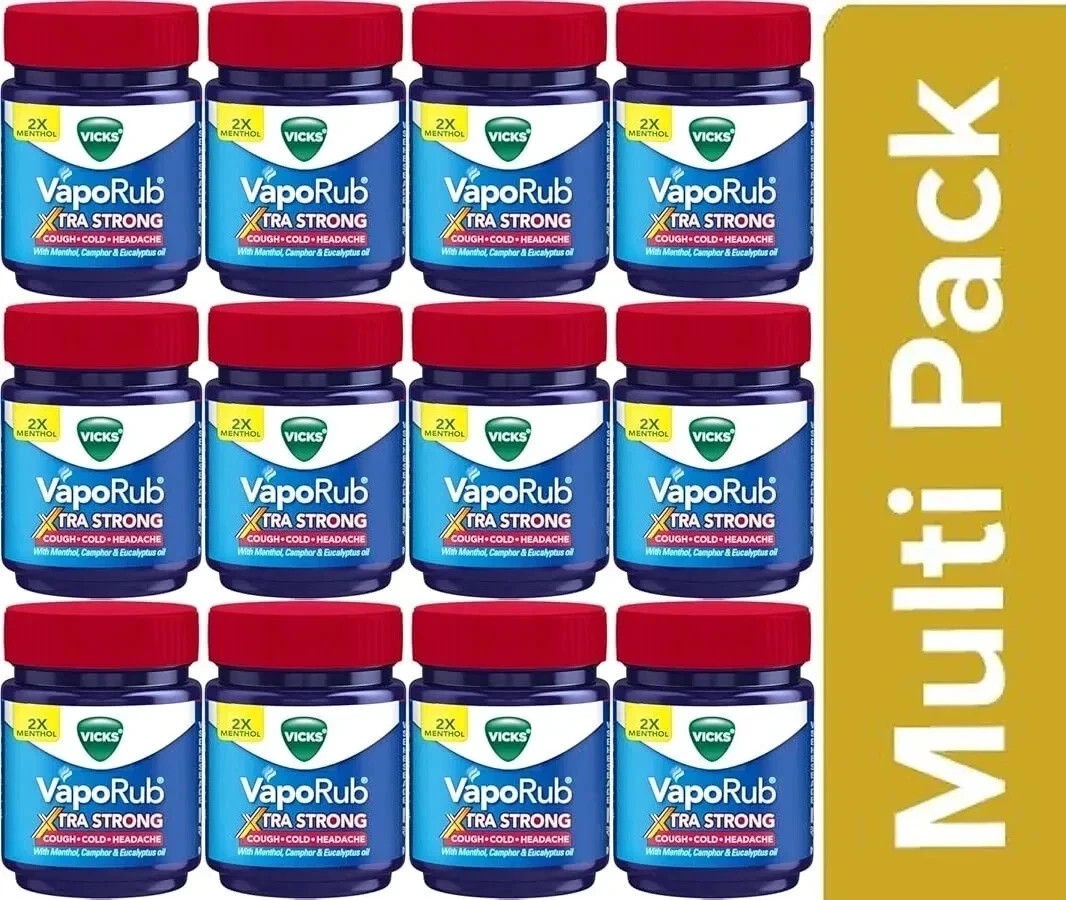 Vicks VapoRub Xtra Strong, 50 ml (pack of 12) Vicks VapoRub Xtra Strong, 50 ml (pack of 12)