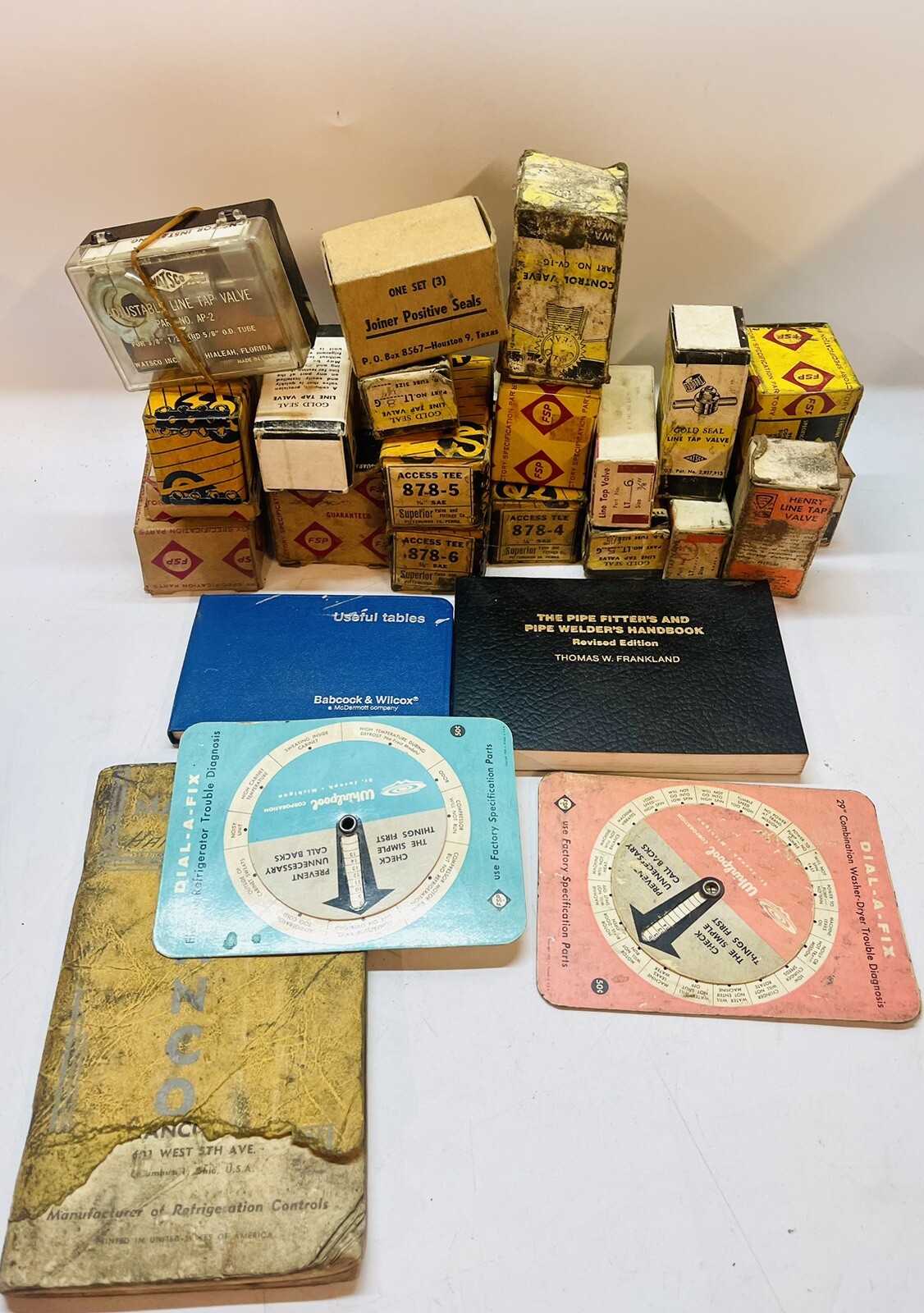 Vintage FSP Parts Lot Appliance & Plumbing Repair Pipe Fitting Manuals Whirlpool Vintage FSP Parts Lot Appliance & Plumbing Repair Pipe Fitting Manuals Whirlpool