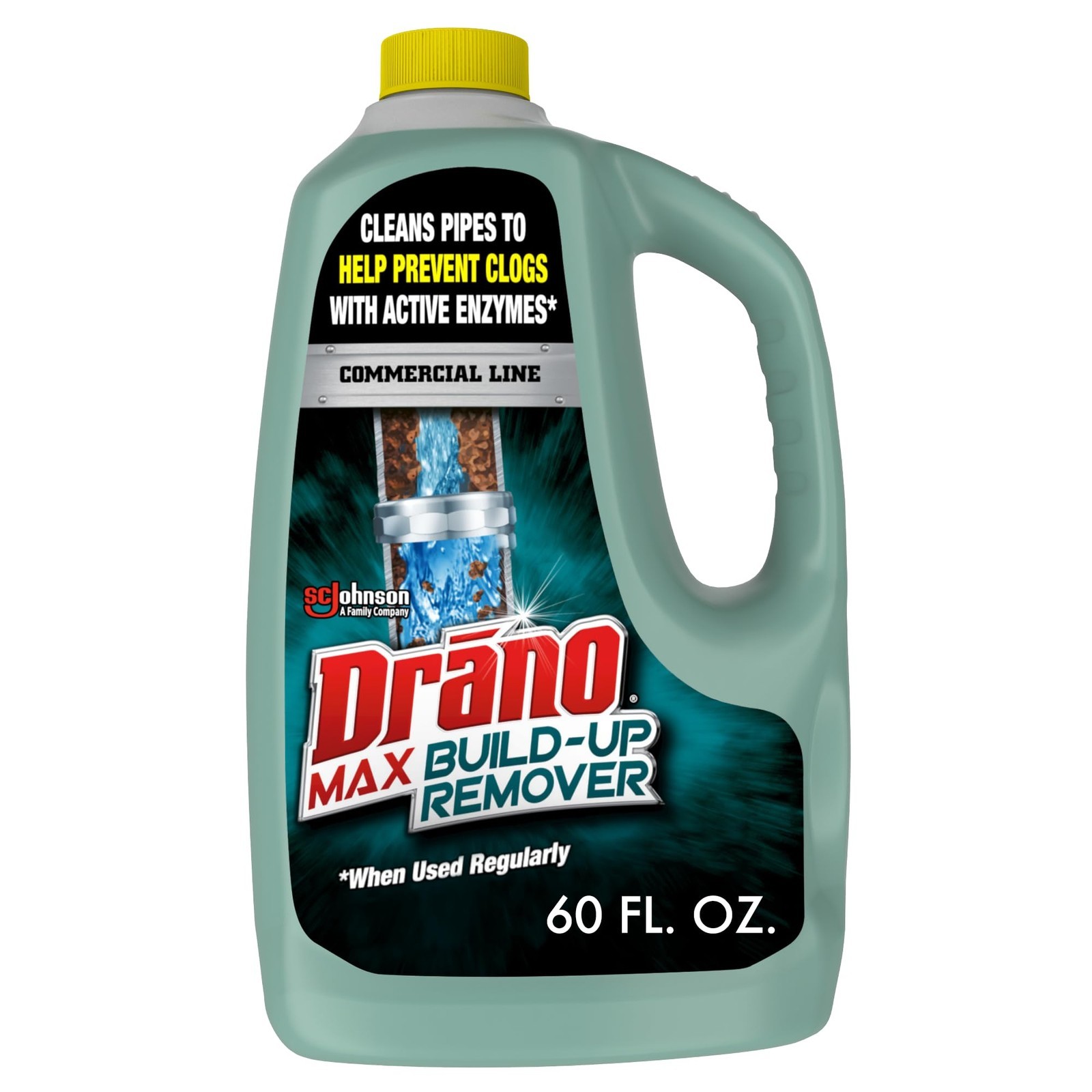 Drano Max Build Up Remover Drain Enzymes Probiotics Prevents Clogs, 60 Oz.