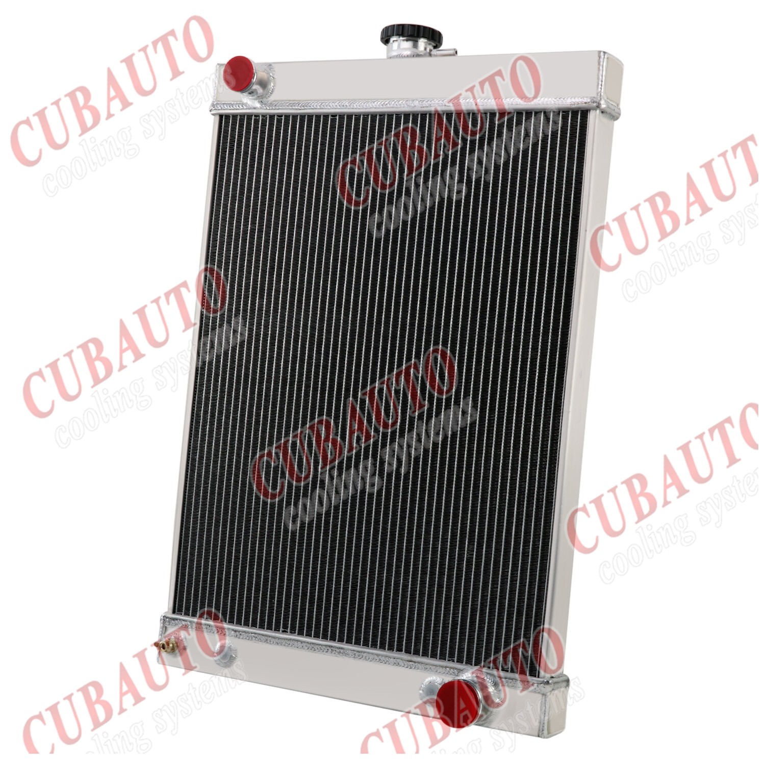 Universal 4Row Core Radiator w/Trans Cooler Fit Street Rod Hot Rod 30's-50's