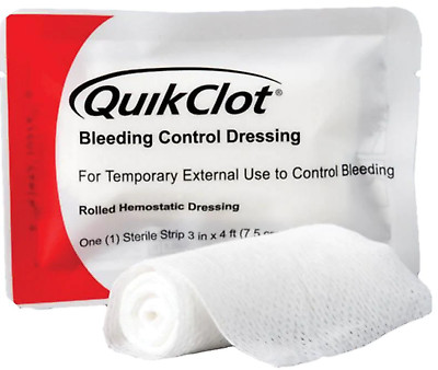 QuikClot Advanced Clotting Rolled Gauze - 3 x 48 in