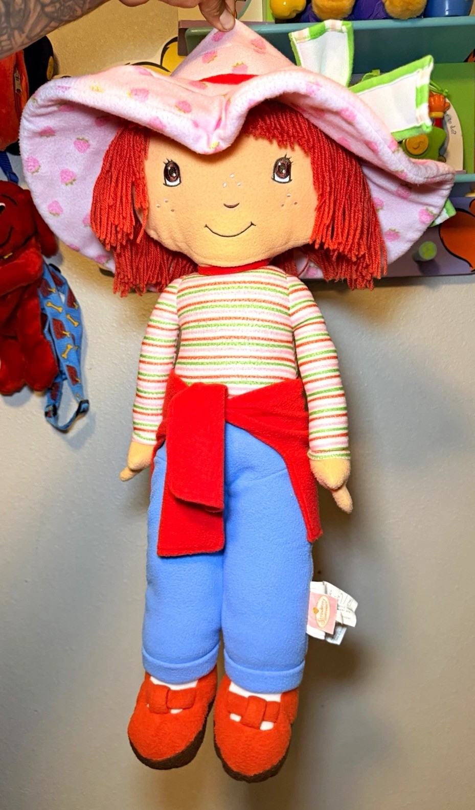 JUMBO Vintage 2003 Strawberry Shortcake 30in Doll