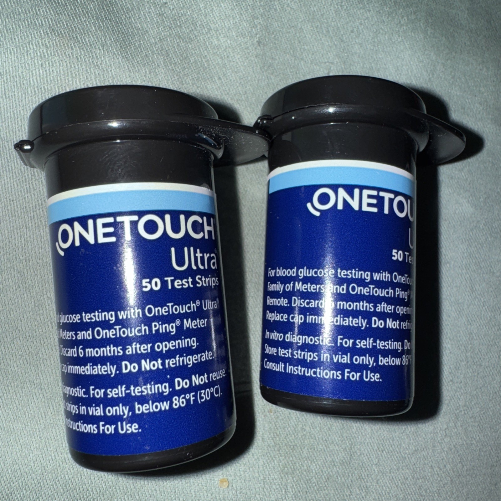 100 OneTouch ULTRA Diabetic Glucose Test Strips | 2x50 | Exp 1.312027 100 OneTouch ULTRA Diabetic Glucose Test Strips | 2x50 | Exp 1.312027