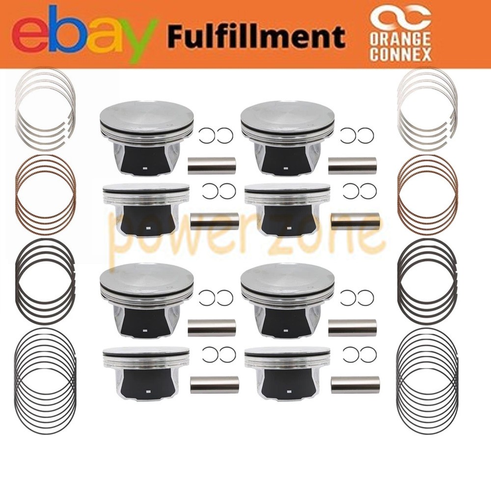 RH+LH Piston+Ring For Dodge Challenger Charger Durango Jeep Grand Cherokee 6.4L RH+LH Piston+Ring For Dodge Challenger Charger Durango Jeep Grand Cherokee 6.4L