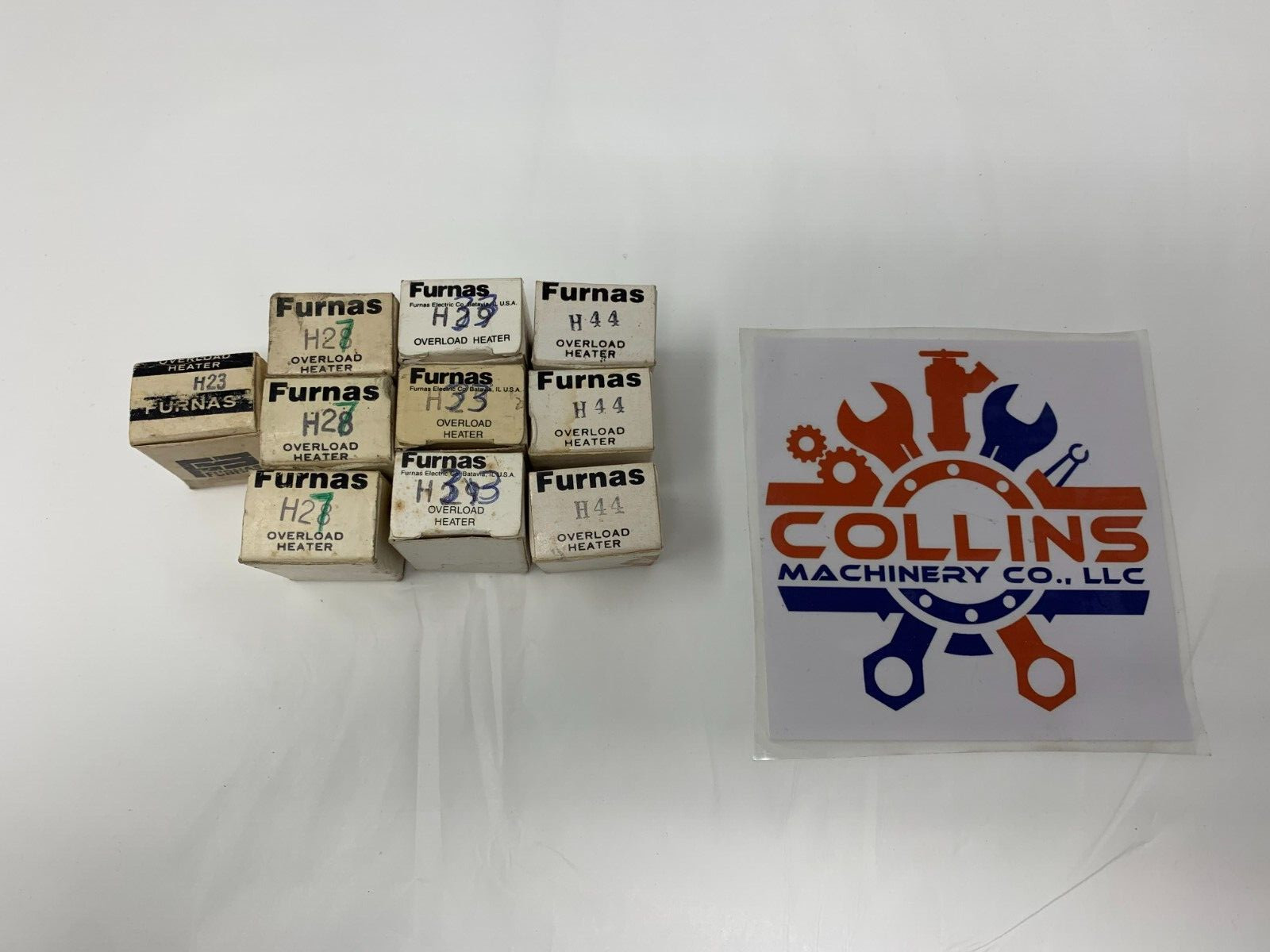 Furnas 1-H23, 3-H33, 3-H44, 3-H27 Overload Heater Coils Lot of 10 Furnas 1-H23, 3-H33, 3-H44, 3-H27 Overload Heater Coils Lot of 10
