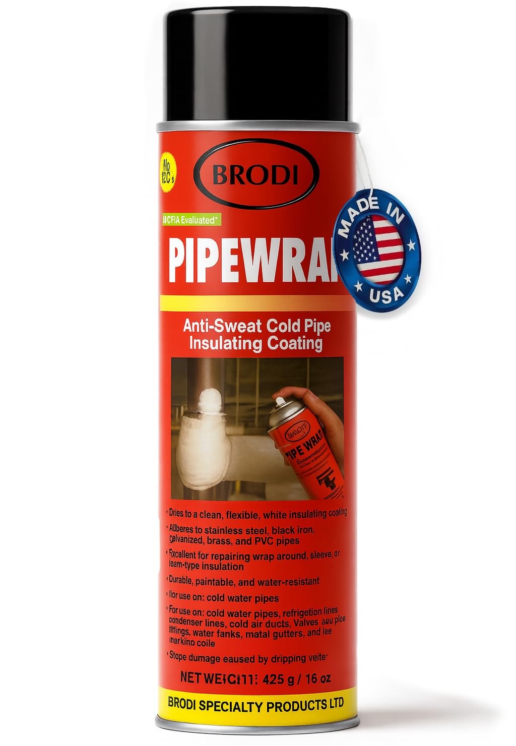 Pipe Insulation Spray Foam for Hard-to-Reach Areas Fittings Valves Anti-Sweat