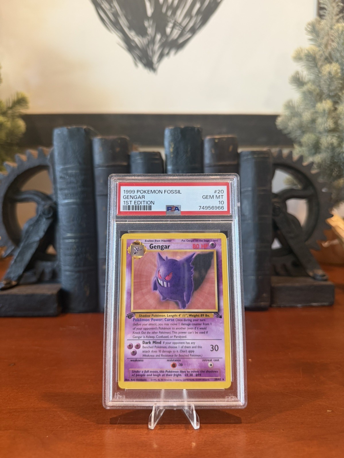 1999 POKEMON FOSSIL 1ST EDITION #20 GENGAR PSA 10 1999 POKEMON FOSSIL 1ST EDITION #20 GENGAR PSA 10