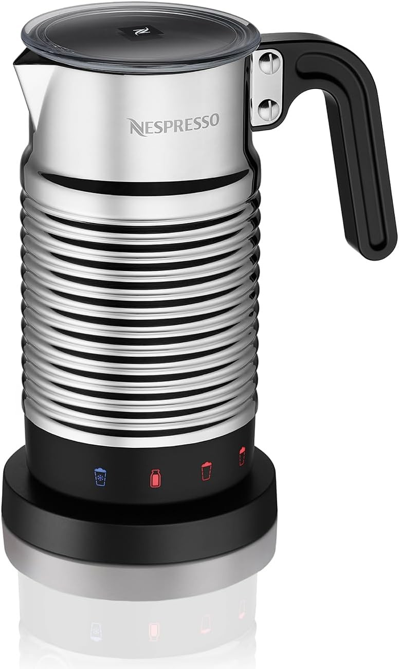 Nespresso Aeroccino4 Milk Frother with Four Styles of Preparation (Silver and...