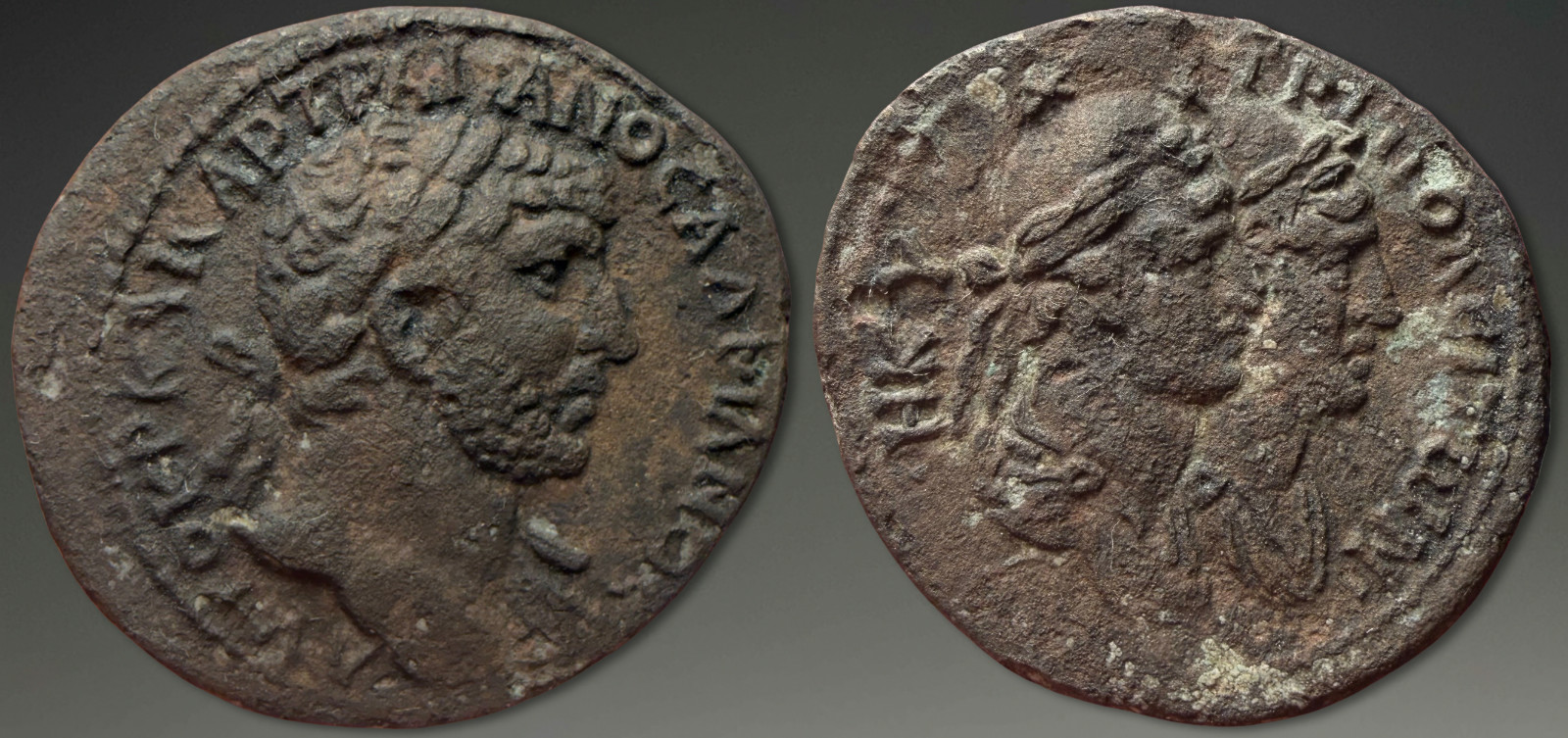 Roman Provincial. Phoenicia, Tripolis. Hadrian. AE. ca. 117 AD.