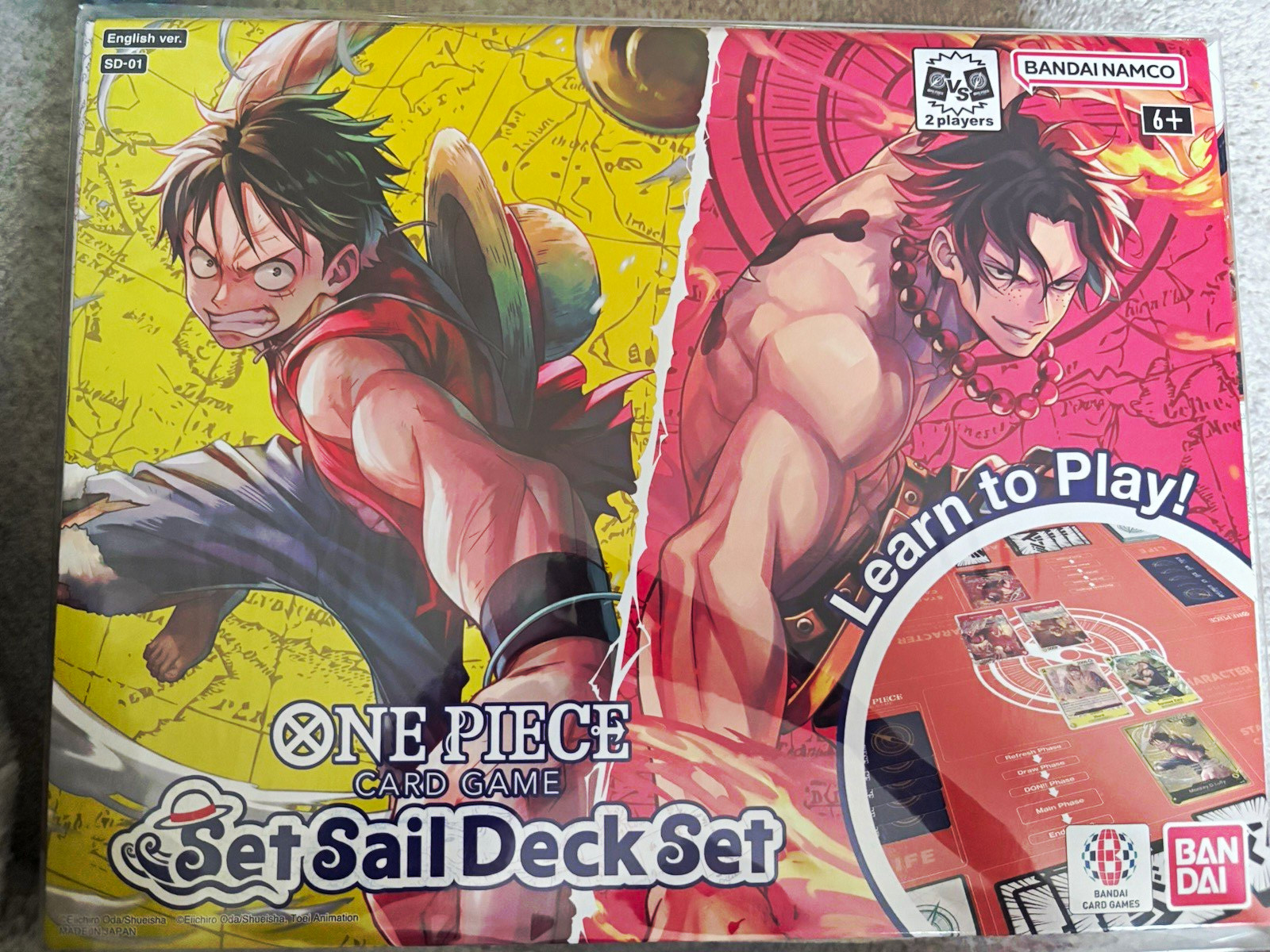 Bandai Namco One Piece Card Game Set Sail Starter Deck English 121 SD-01