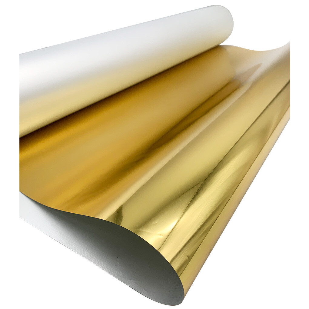 13in x 328ft DTF Gold Foil Film Silver  Film Roll Cold Peel 2.95in Core