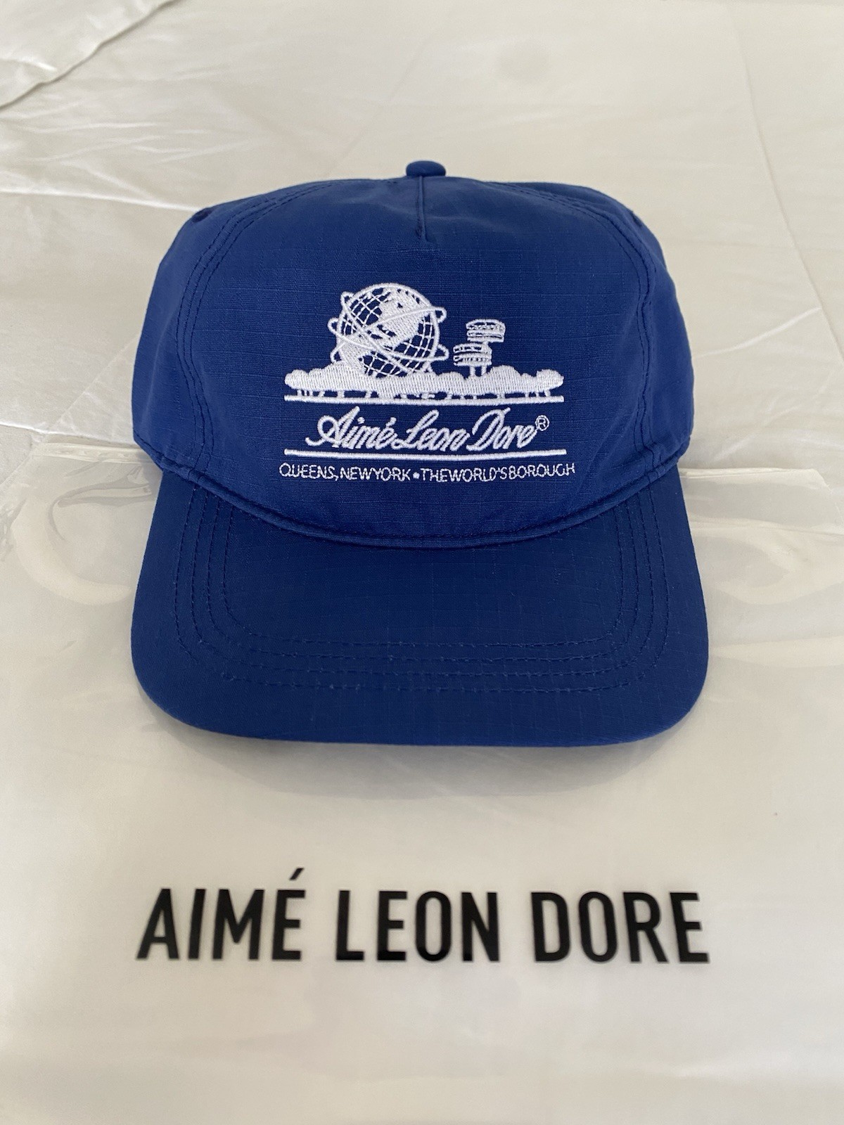 Aime Leon Dore Unisphere Hat In Royal Blue