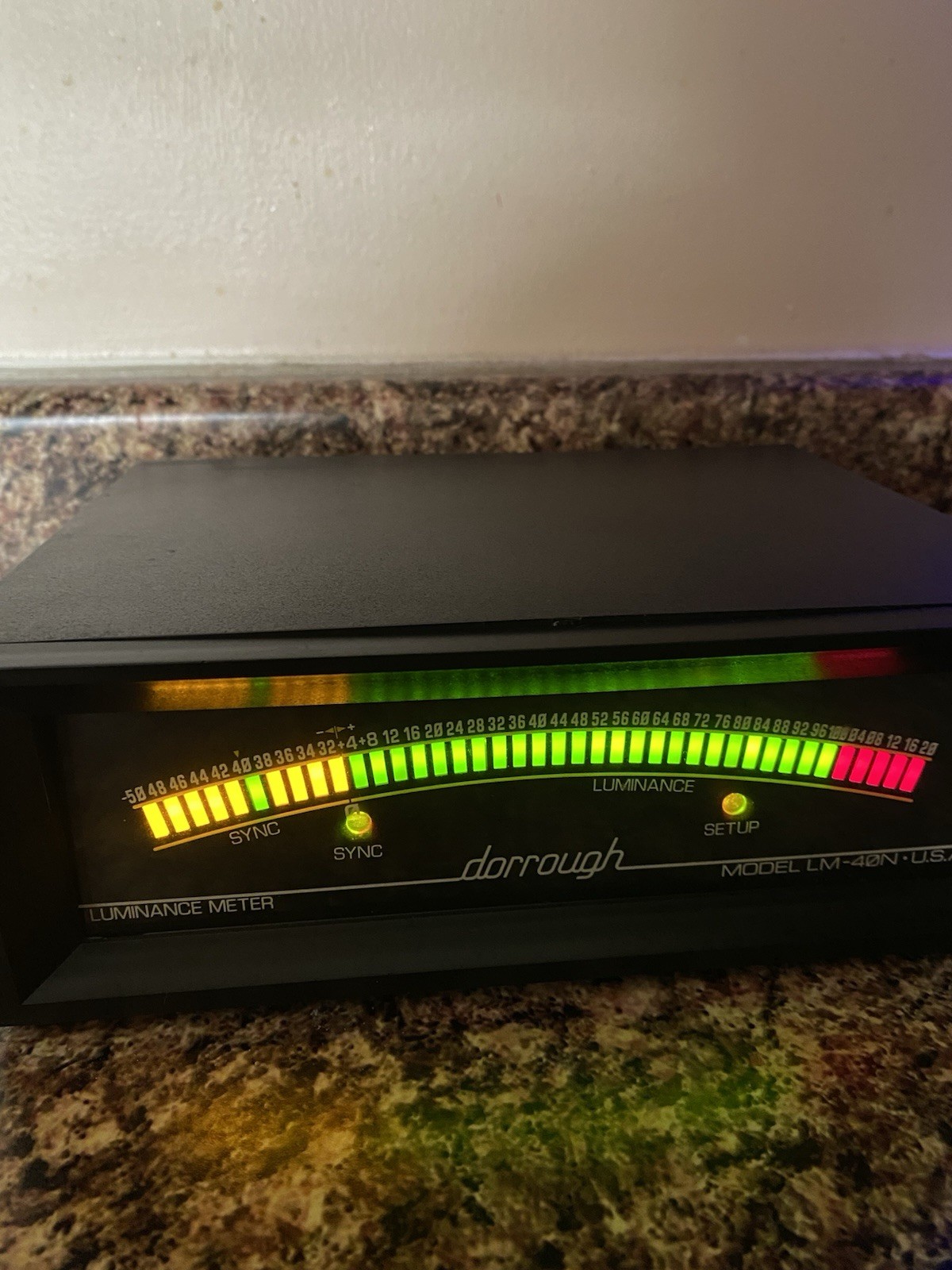 Dourrough Luminous Meter Lm40n Works Perfectly in Fabulous Vintage shape ￼￼