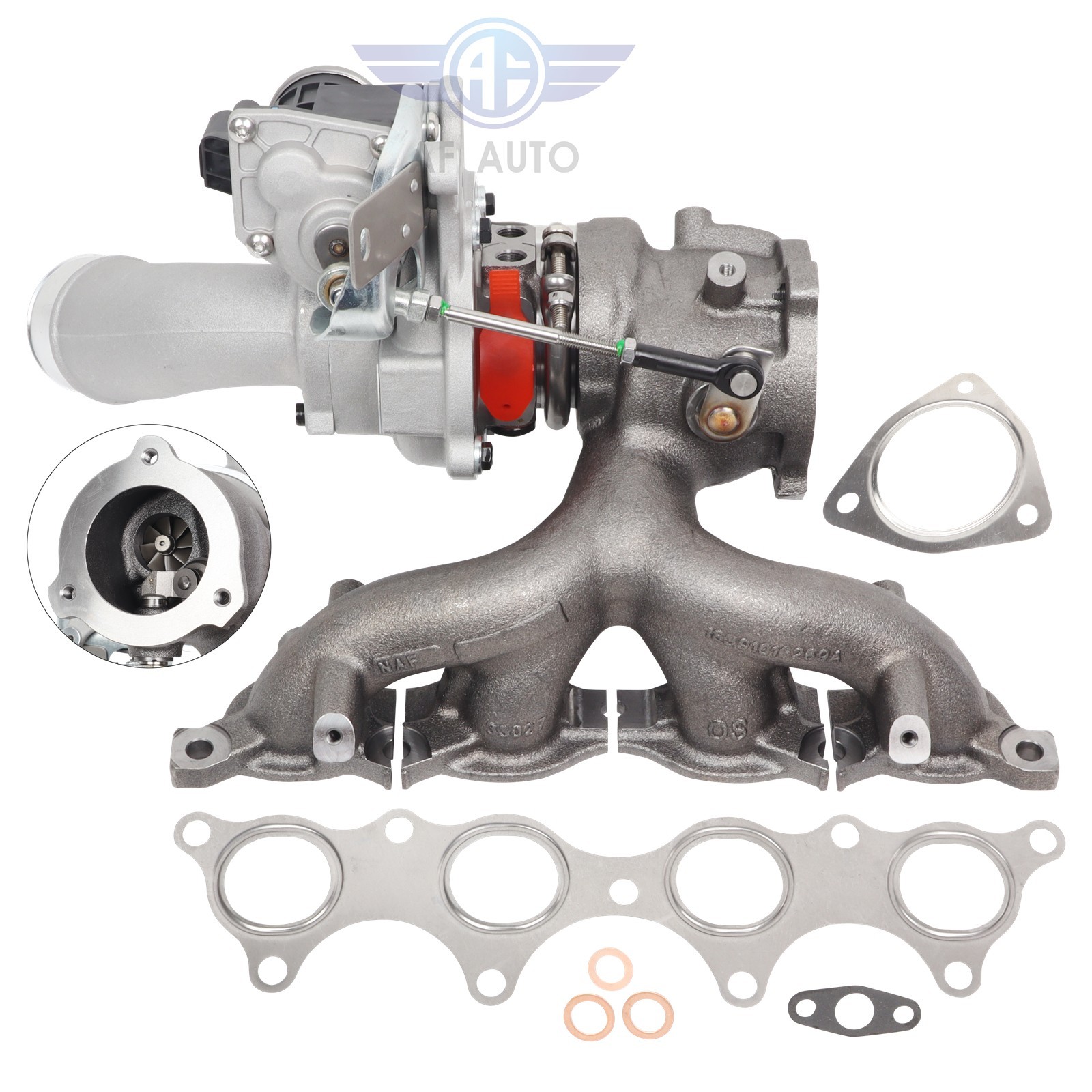 Turbocharger with Actuator for 2018-2021 Hyundai Kona Kia Seltos 2021-2022 1.6L Turbocharger with Actuator for 2018-2021 Hyundai Kona Kia Seltos 2021-2022 1.6L