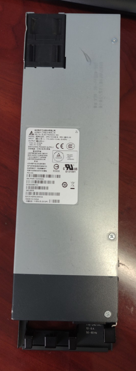 Delta Electronics DPS-1025AB B 1025W AC Power Supply Unit / NO POWER CORD / USED Delta Electronics DPS-1025AB B 1025W AC Power Supply Unit / NO POWER CORD / USED