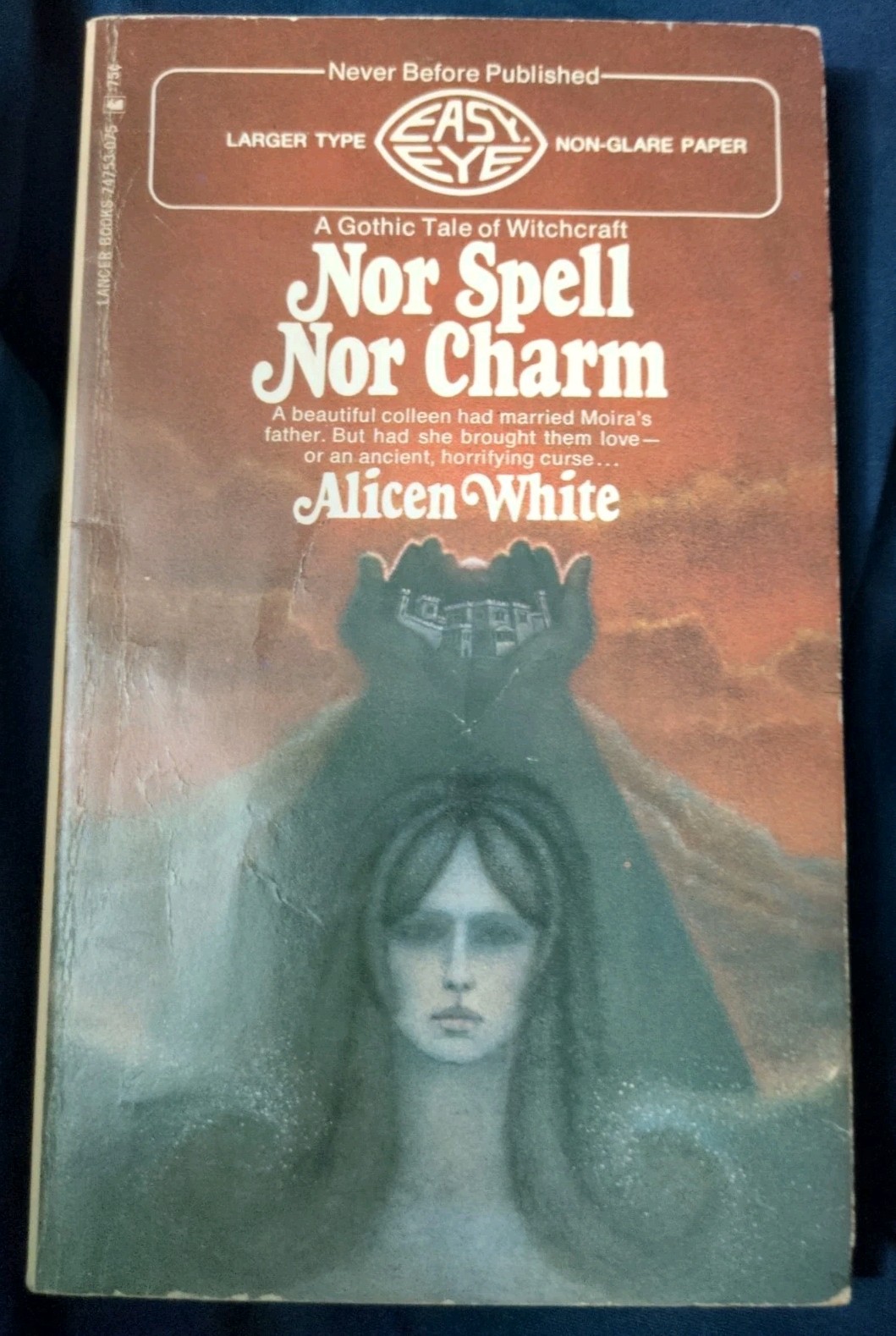 NOR SPELL NOR CHARM by ALICEN WHITE 1971 PB Book GOTHIC WITCHCRAFT OCCULT HORROR NOR SPELL NOR CHARM by ALICEN WHITE 1971 PB Book GOTHIC WITCHCRAFT OCCULT HORROR