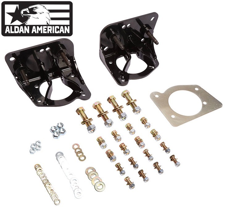 1963-87 Chevy C10 Front Upper Coil Over Bracket Kit - Aldan American (7000240)