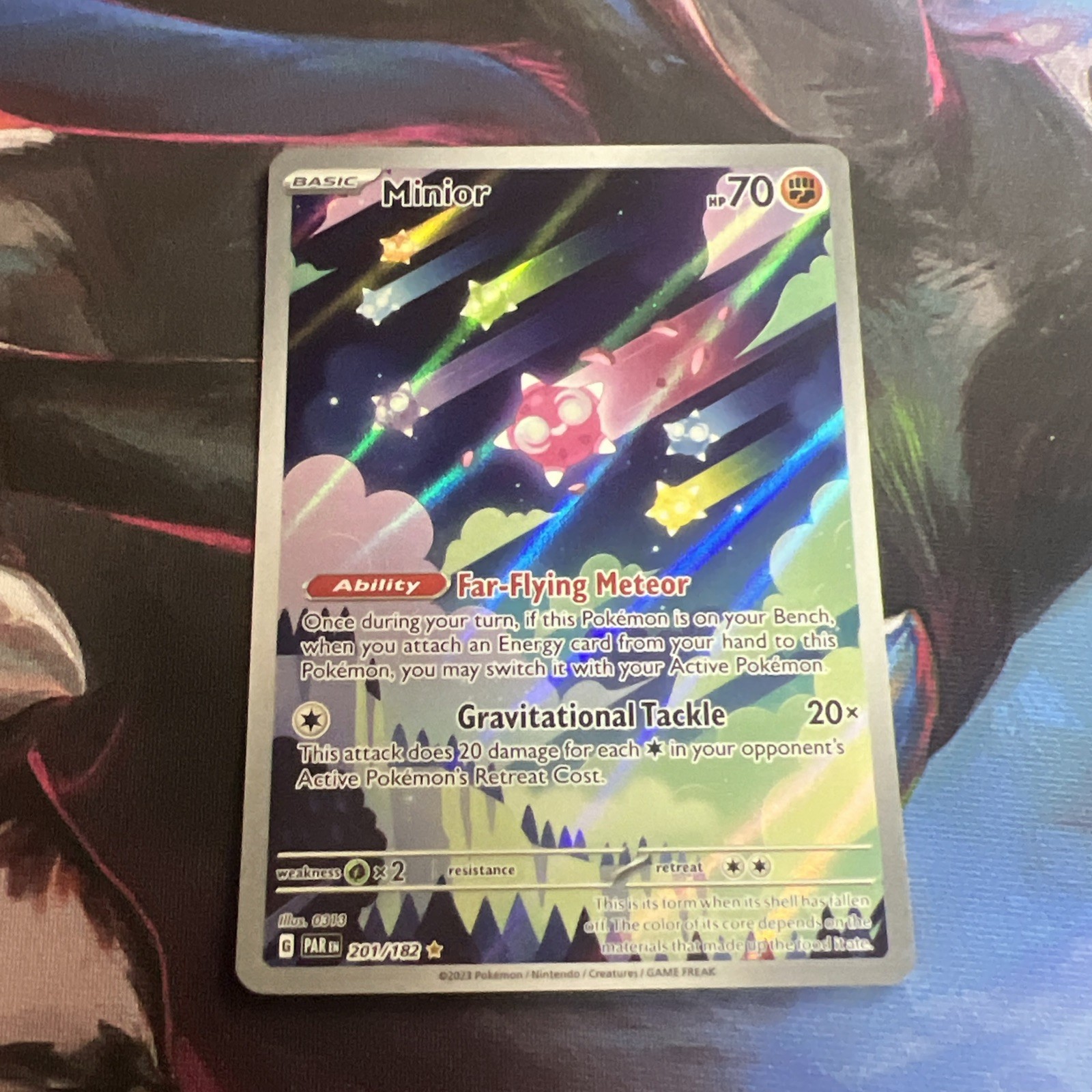Minior 201/182 Illustration Rare Holo - SV04 Paradox Rift - Pokemon TCG ENG