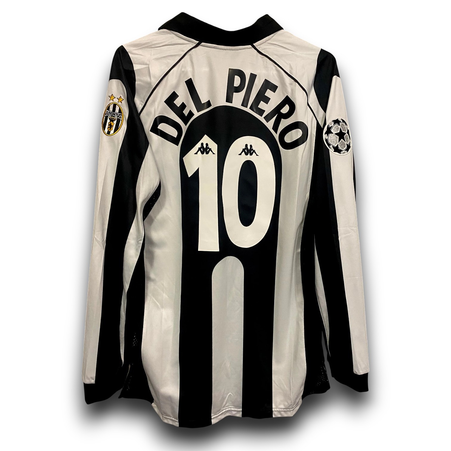Juventus 1997/1998 Del Piero # 10 UEFA Champions League Long-Sleeve Jersey
