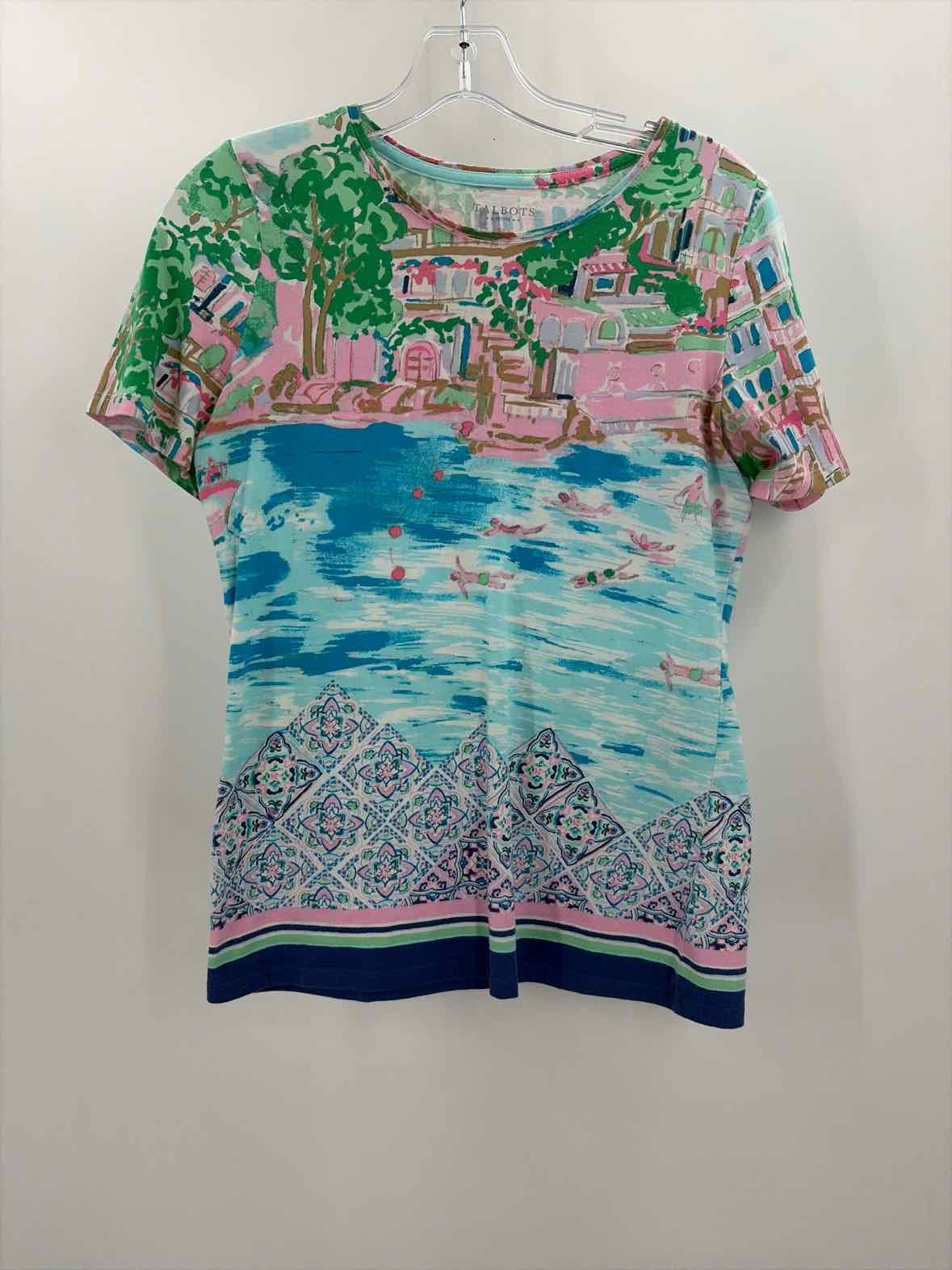 Pre-Owned Talbots Blue Size Small P T-shirt