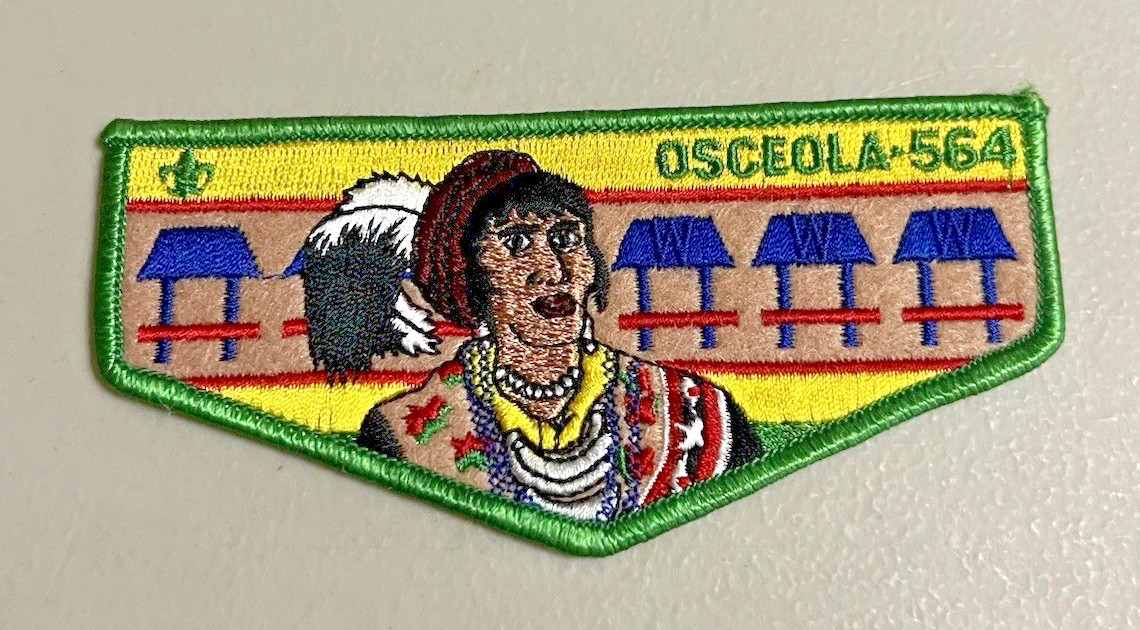 OA Lodge 564 Osceola F3 Flap Boy Scouts Florida OA Lodge 564 Osceola F3 Flap Boy Scouts Florida