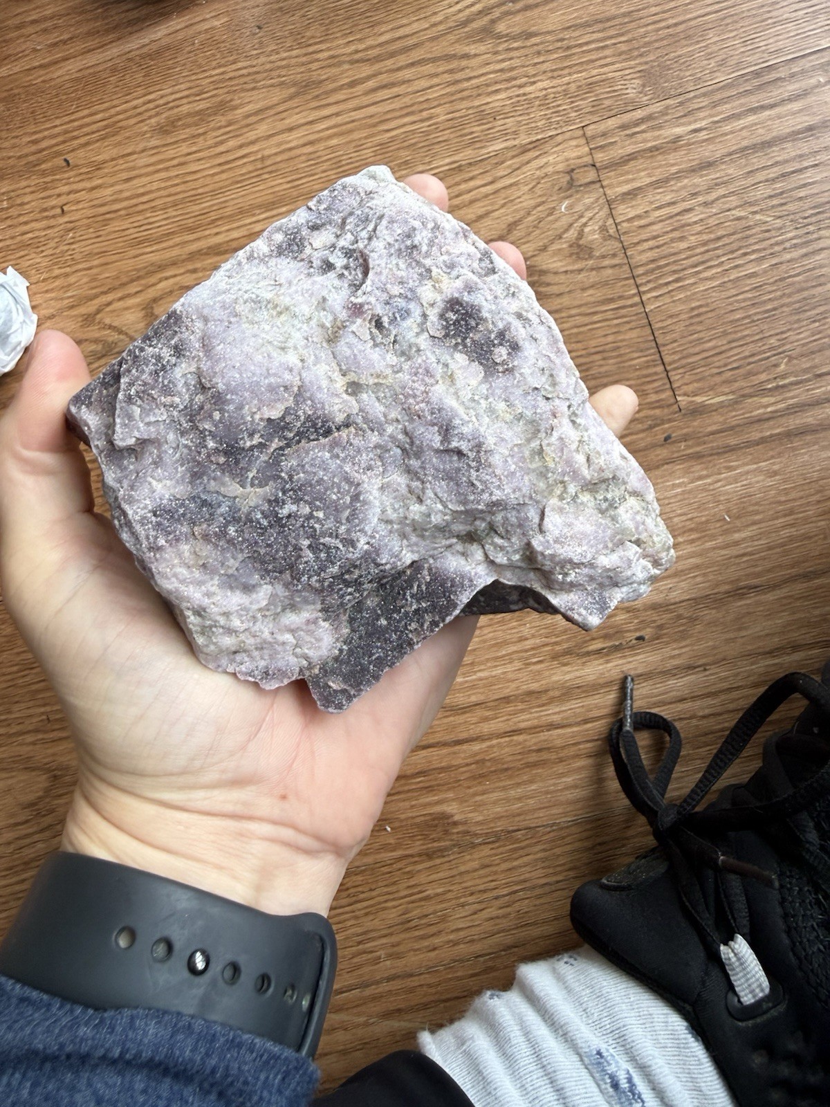 Large raw lepidolite chunk 2 lb 6.10 oz Large raw lepidolite chunk 2 lb 6.10 oz