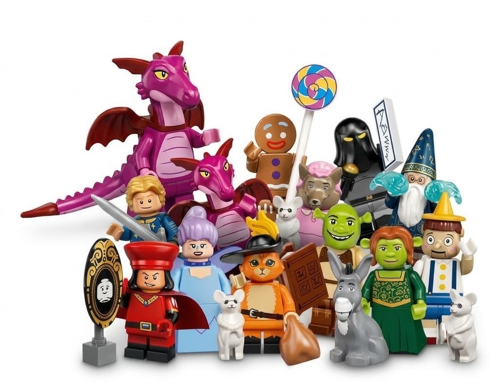 Lego New Complete Set of 12 Series Shrek CMF Minifigures 71053 Figs Figures Lego New Complete Set of 12 Series Shrek CMF Minifigures 71053 Figs Figures
