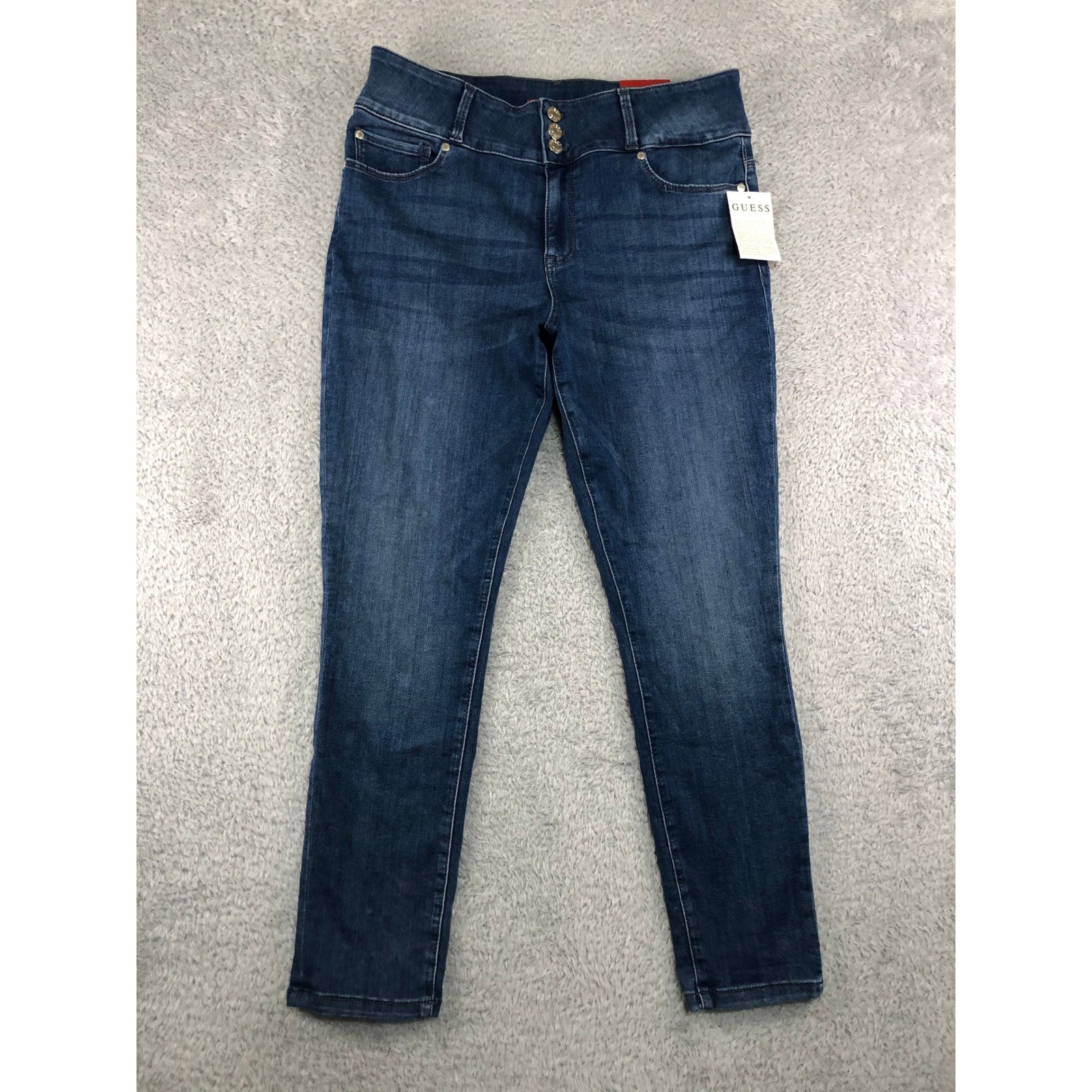 Guess Jeans Women 31x26.5 Blue NWT Curvy Skinny Denim Guess Jeans Women 31x26.5 Blue NWT Curvy Skinny Denim