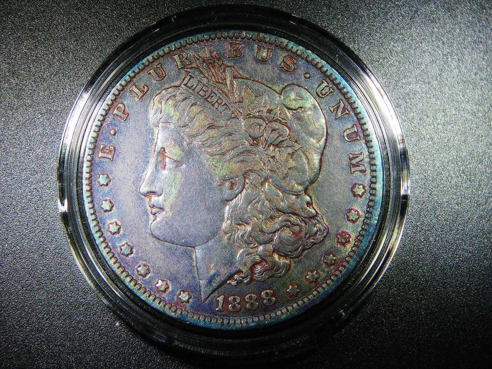 F/VF 1888-O MORGAN SILVER DOLLAR BEAUTIFULLY TONED M-2316