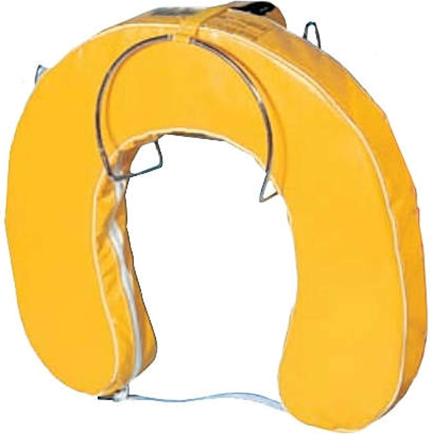 Cal June Yellow Pony Horseshoe Buoy 940 Marine Safety Boat Life Ring MOB Rescue Cal June Yellow Pony Horseshoe Buoy 940 Marine Safety Boat Life Ring MOB Rescue
