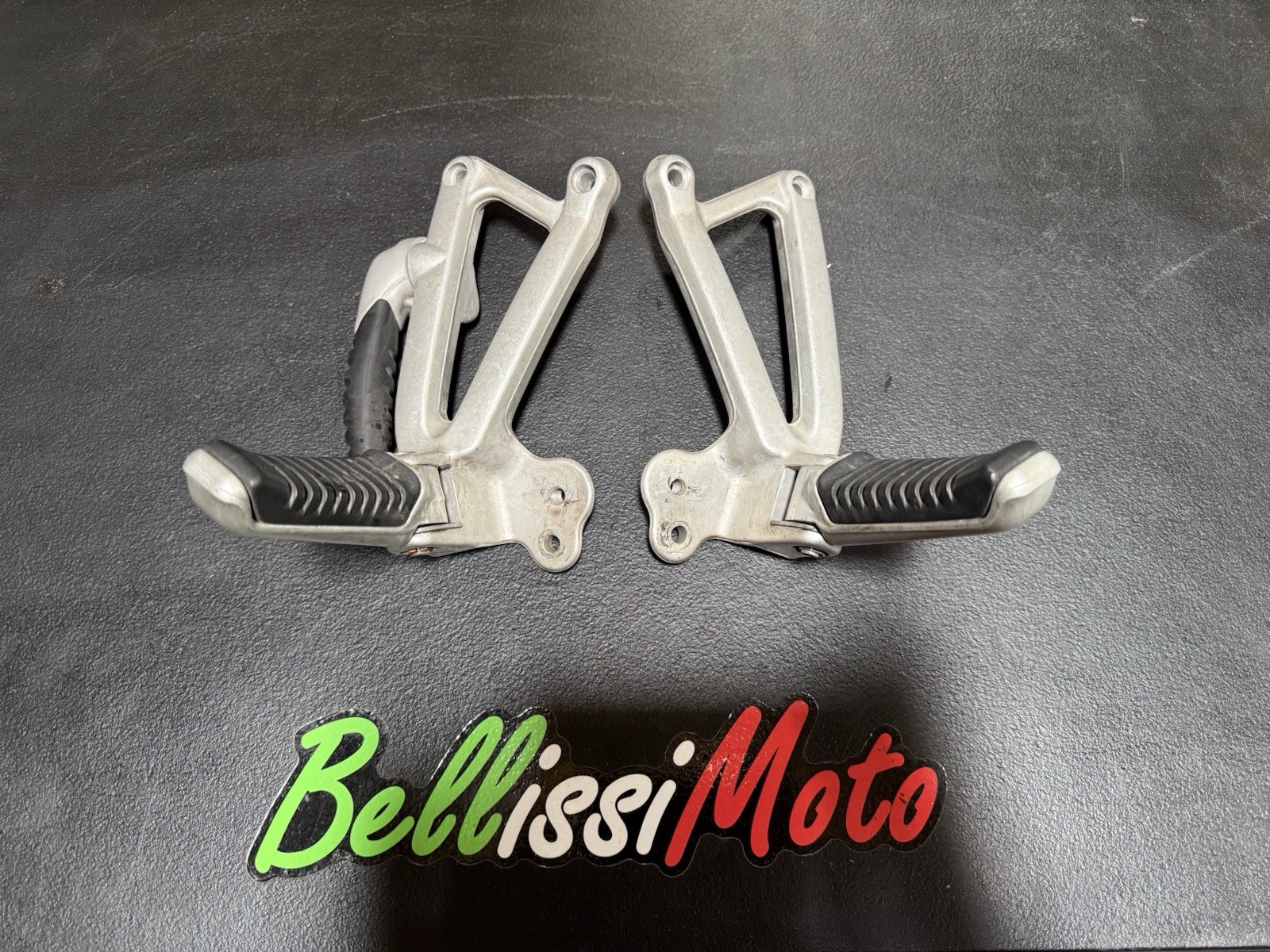 OEM Ducati Sport Touring ST2 ST3 ST4 ST4S Rear Passenger Footpeg Brackets Pair