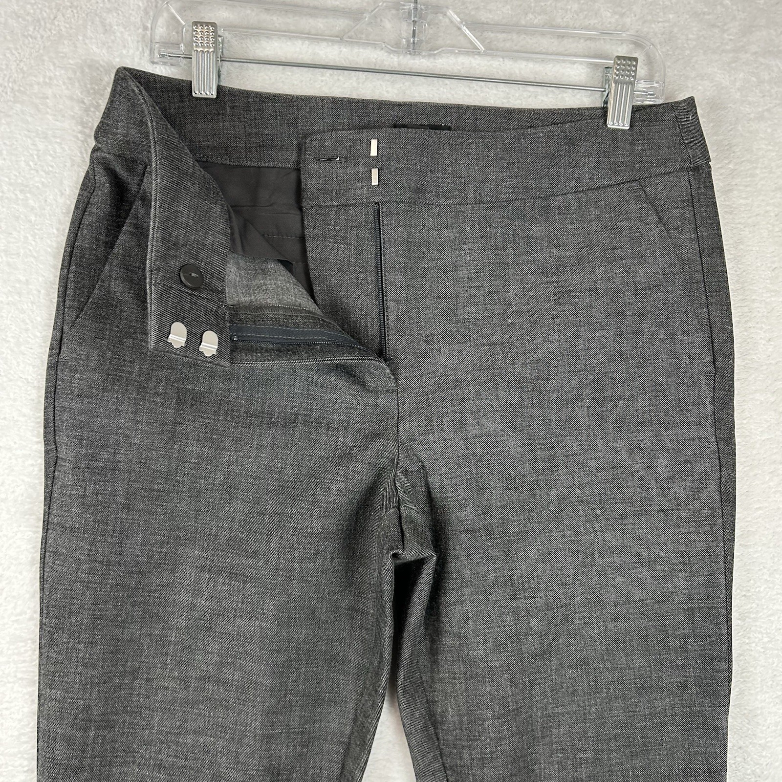 NWT: Ann Taylor Loft Women\'s Dress Pants Gray Size 8 Rayon Blend Formal Casual