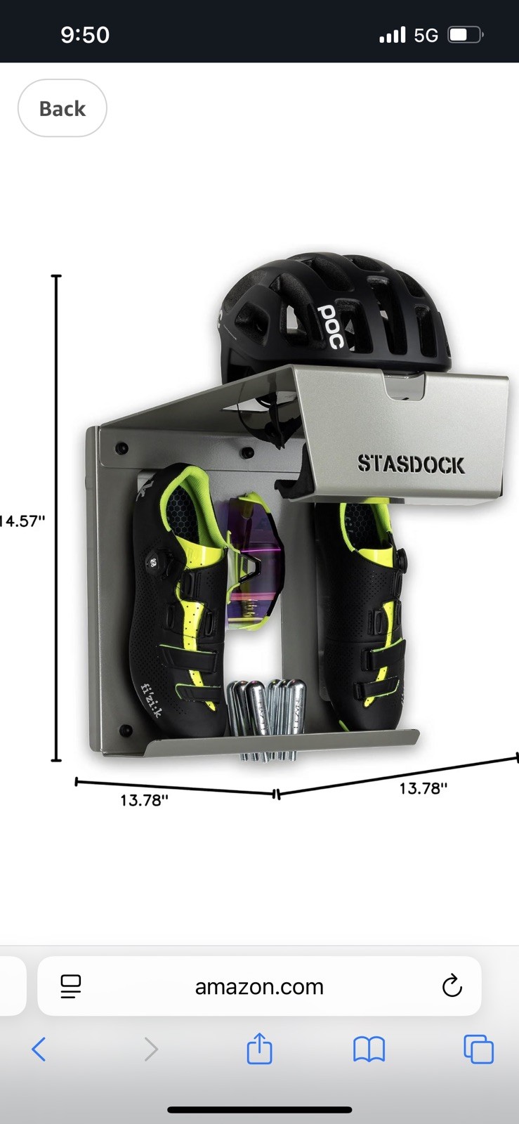 Stasdock Wall Bike Rack | Bike Storage Wall Mount System | For Race Bicycles
