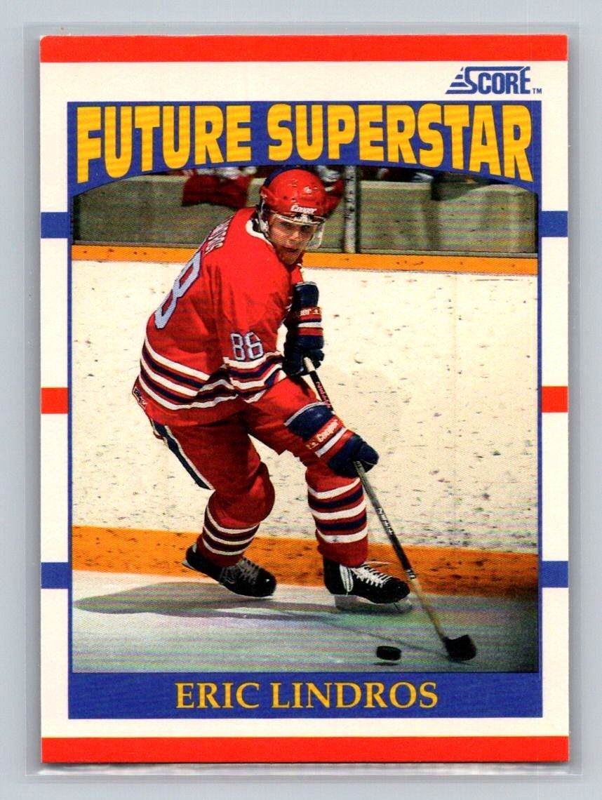 1990-91 Score - Future Superstar Eric Lindros #440 Rookie 1990-91 Score - Future Superstar Eric Lindros #440 Rookie