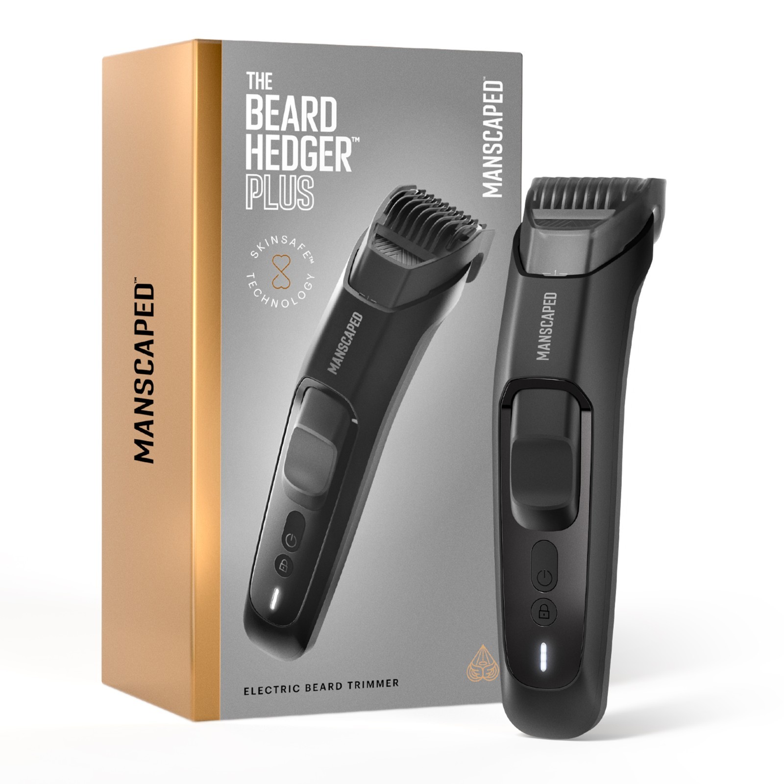 MANSCAPED® The Beard Hedger® Plus Men\'s Adjustable Beard & Mustache Trimmer