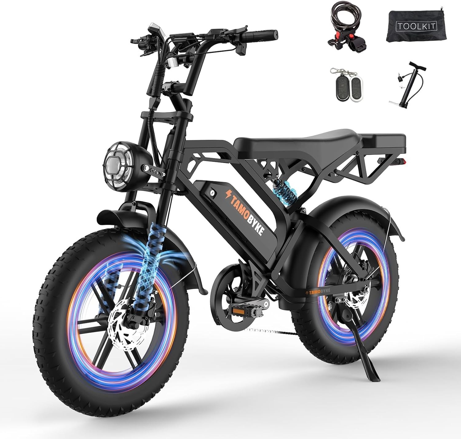 Tamobyke 1500W Electric Bike for Adults 32MPH 48V 18.2Ah 20\